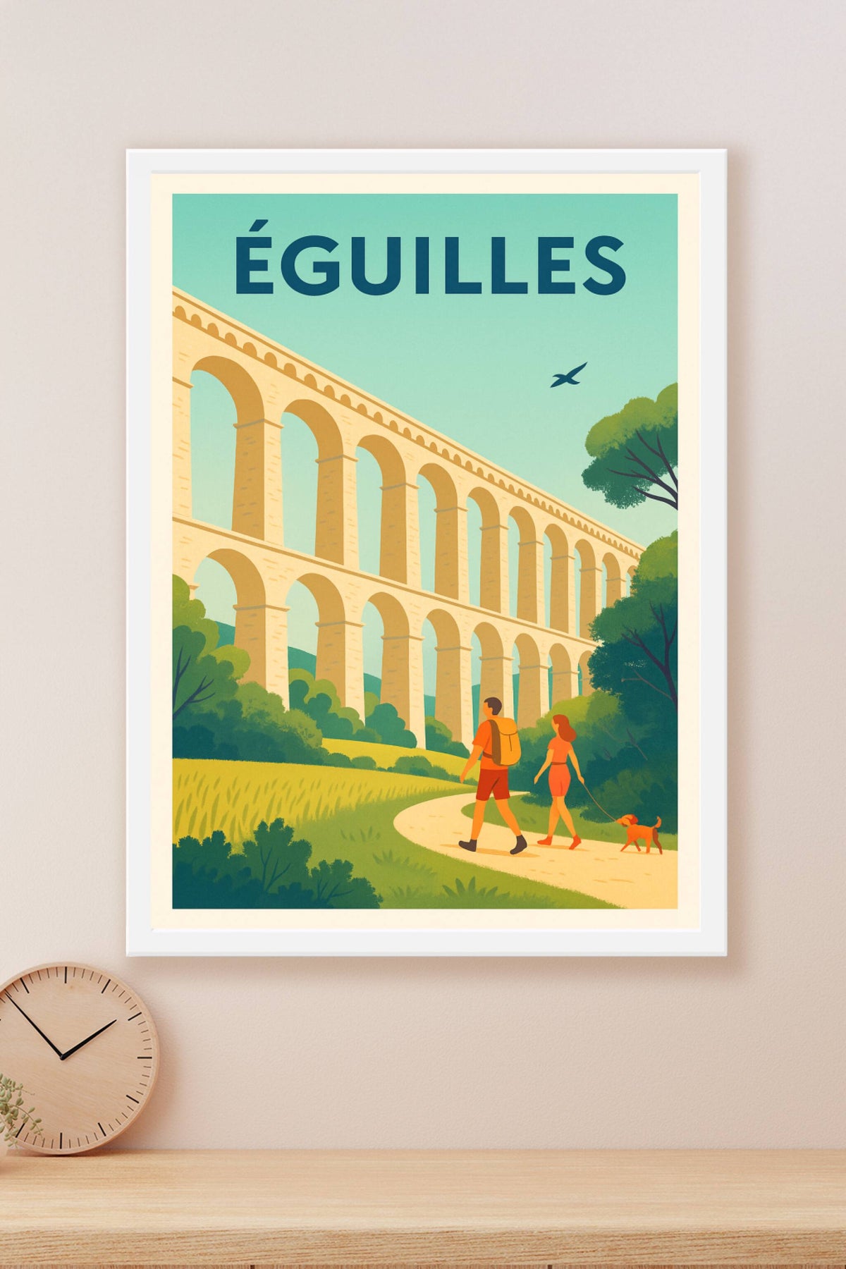 Affiche de Éguilles - Promenade sous l'aqueduc historique