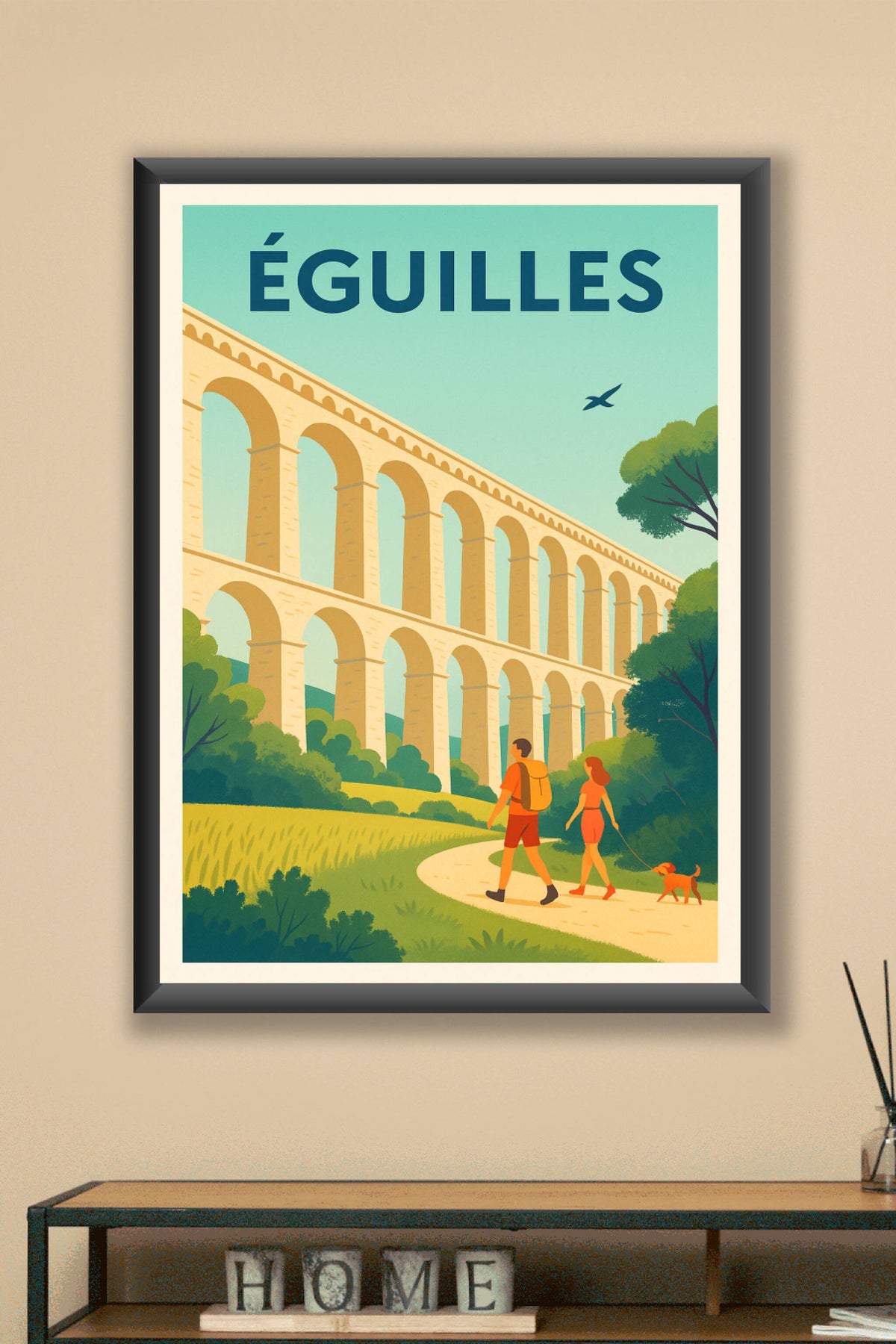 Affiche de Éguilles - Promenade sous l'aqueduc historique