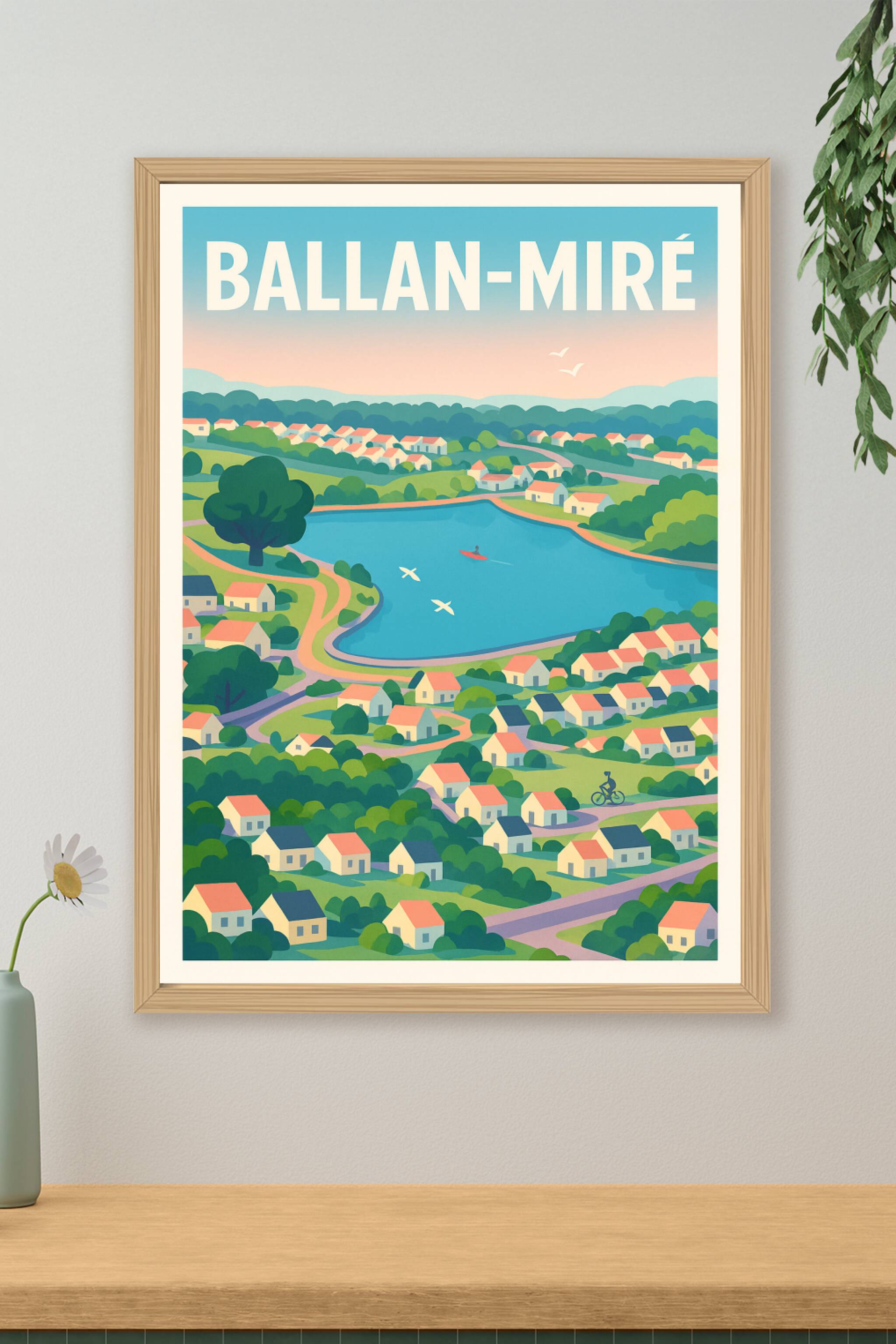 Affiche de Ballan-Miré - Havre de paix au bord de l'eau