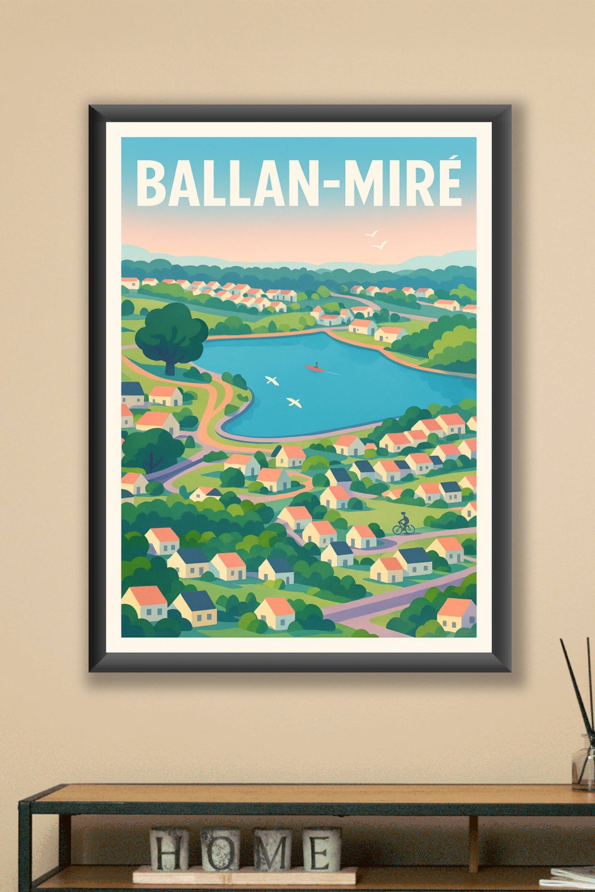 Affiche de Ballan-Miré - Havre de paix au bord de l'eau