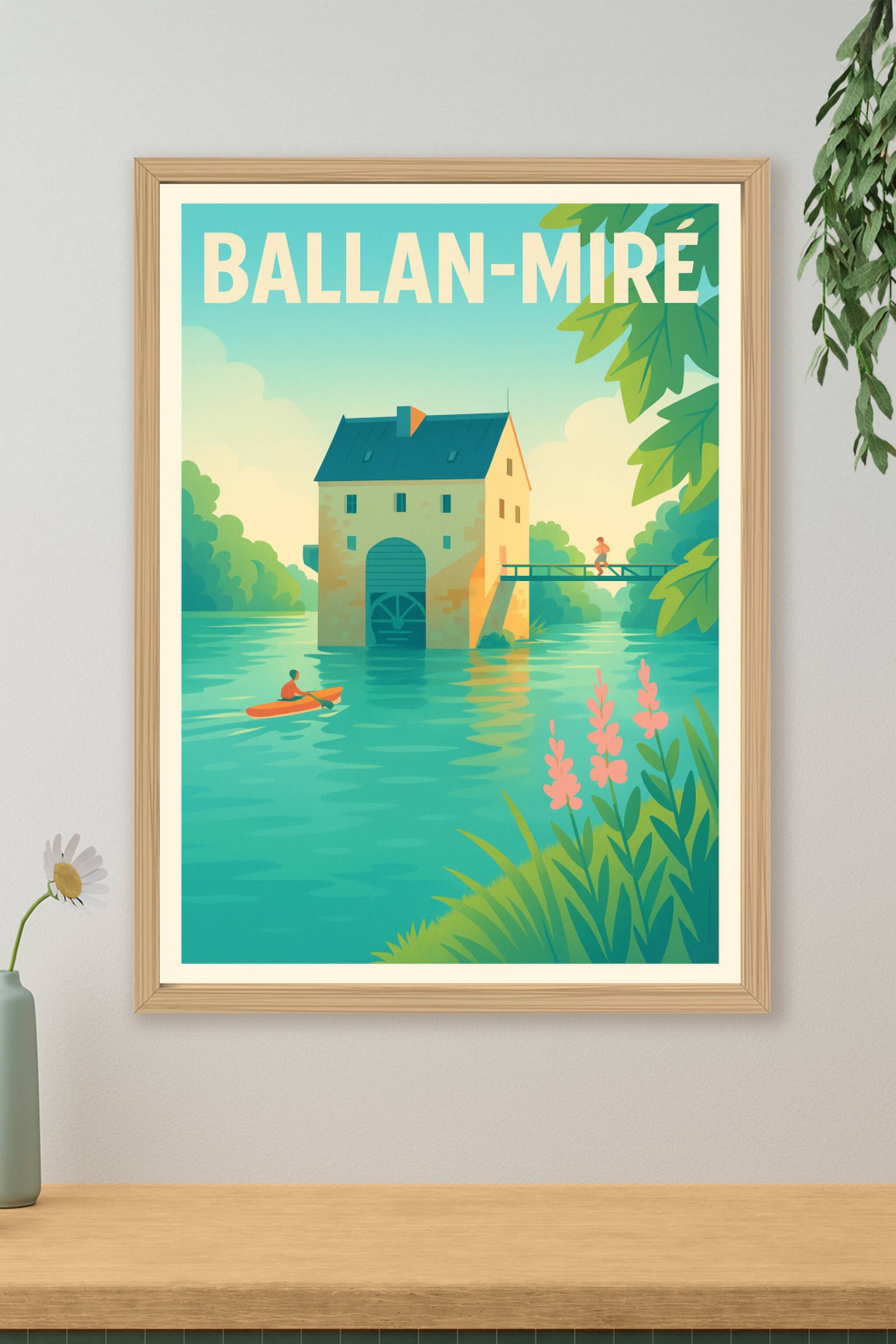 Affiche de Ballan-Miré - Escapade paisible au bord de l'eau