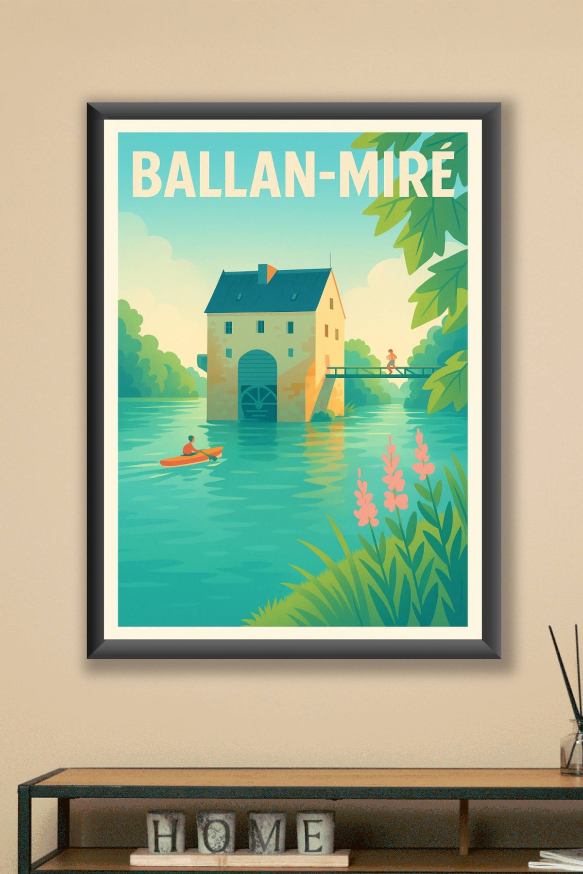 Affiche de Ballan-Miré - Escapade paisible au bord de l'eau