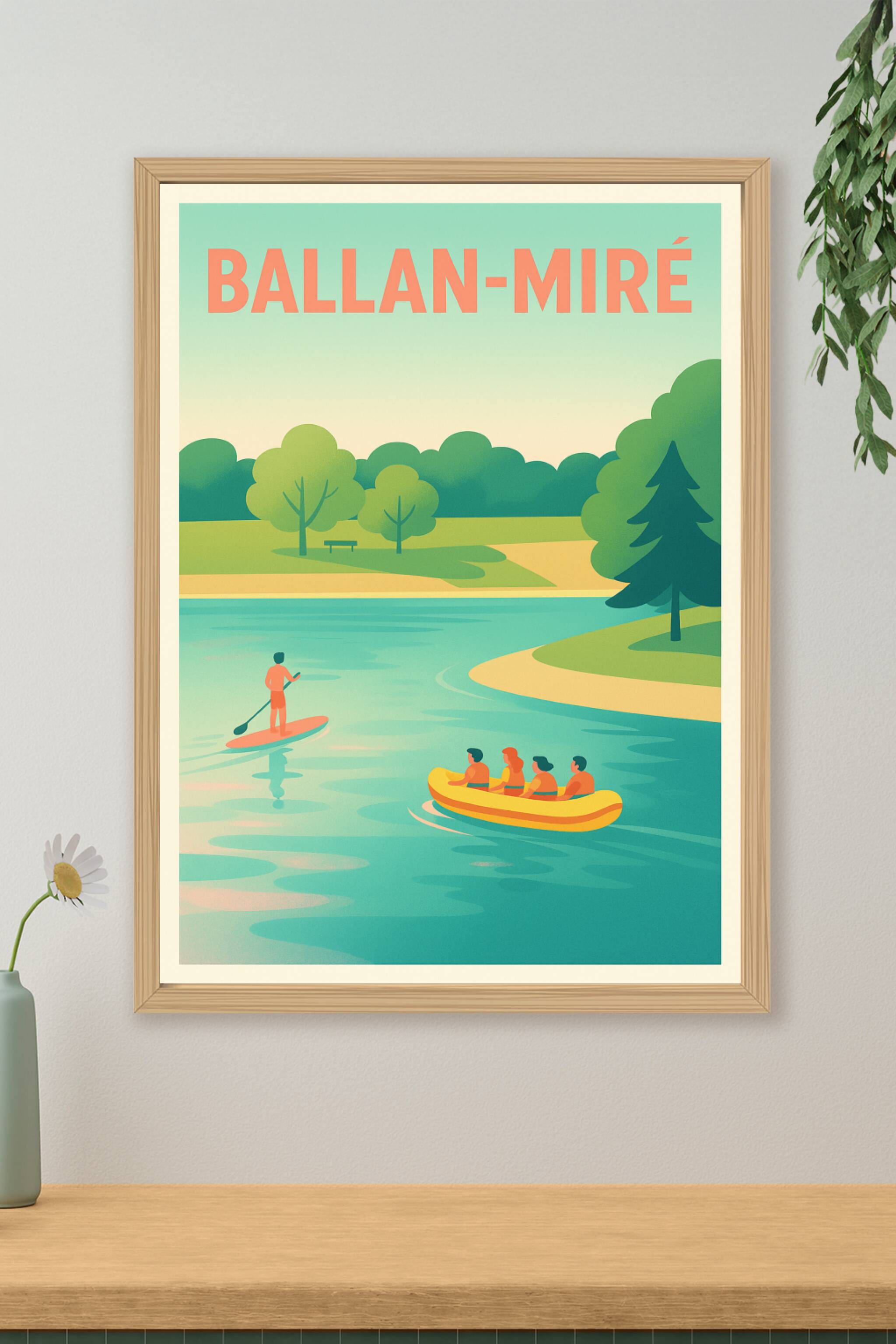 Affiche de Ballan-Miré - Évasion au fil de l'eau