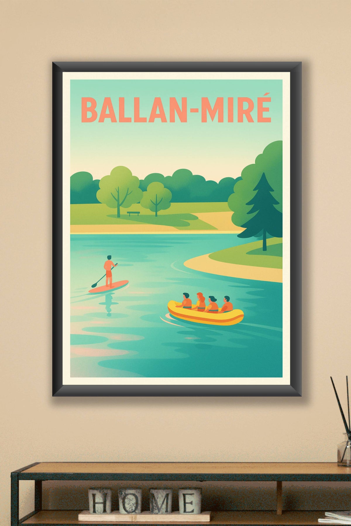Affiche de Ballan-Miré - Évasion au fil de l'eau