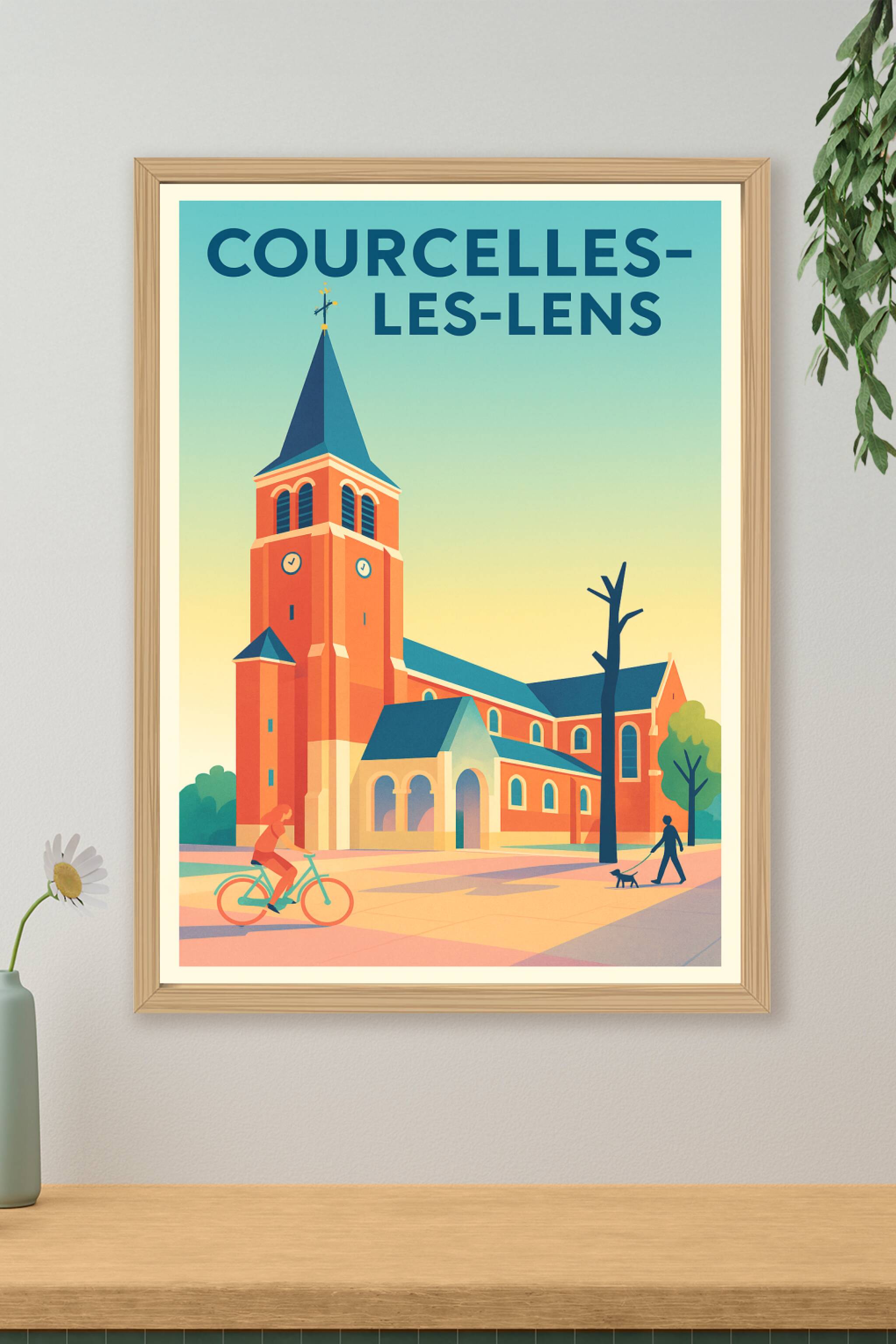 Affiche de Courcelles-les-Lens - Charme et sérénité au cœur du Nord