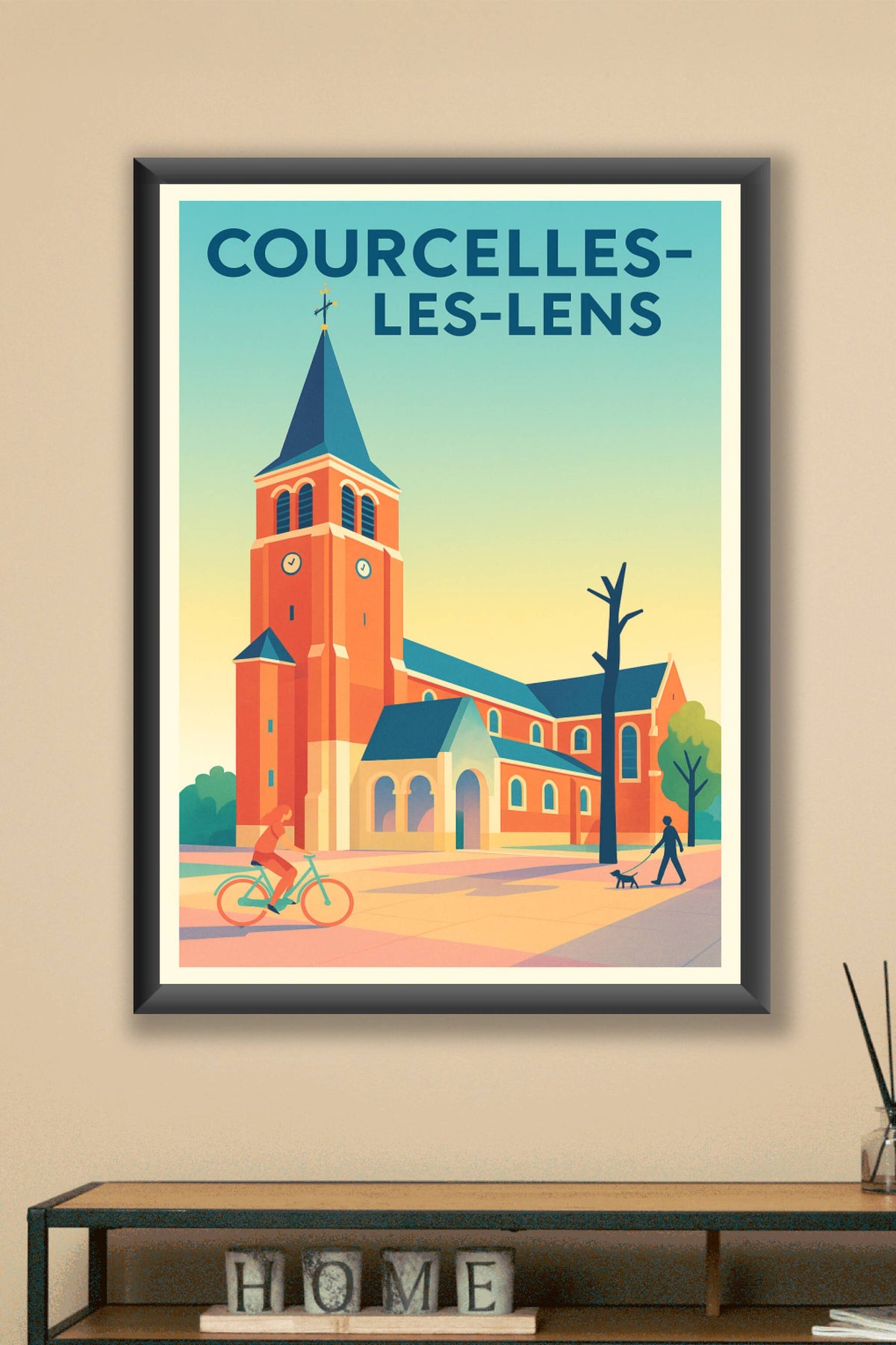 Affiche de Courcelles-les-Lens - Charme et sérénité au cœur du Nord
