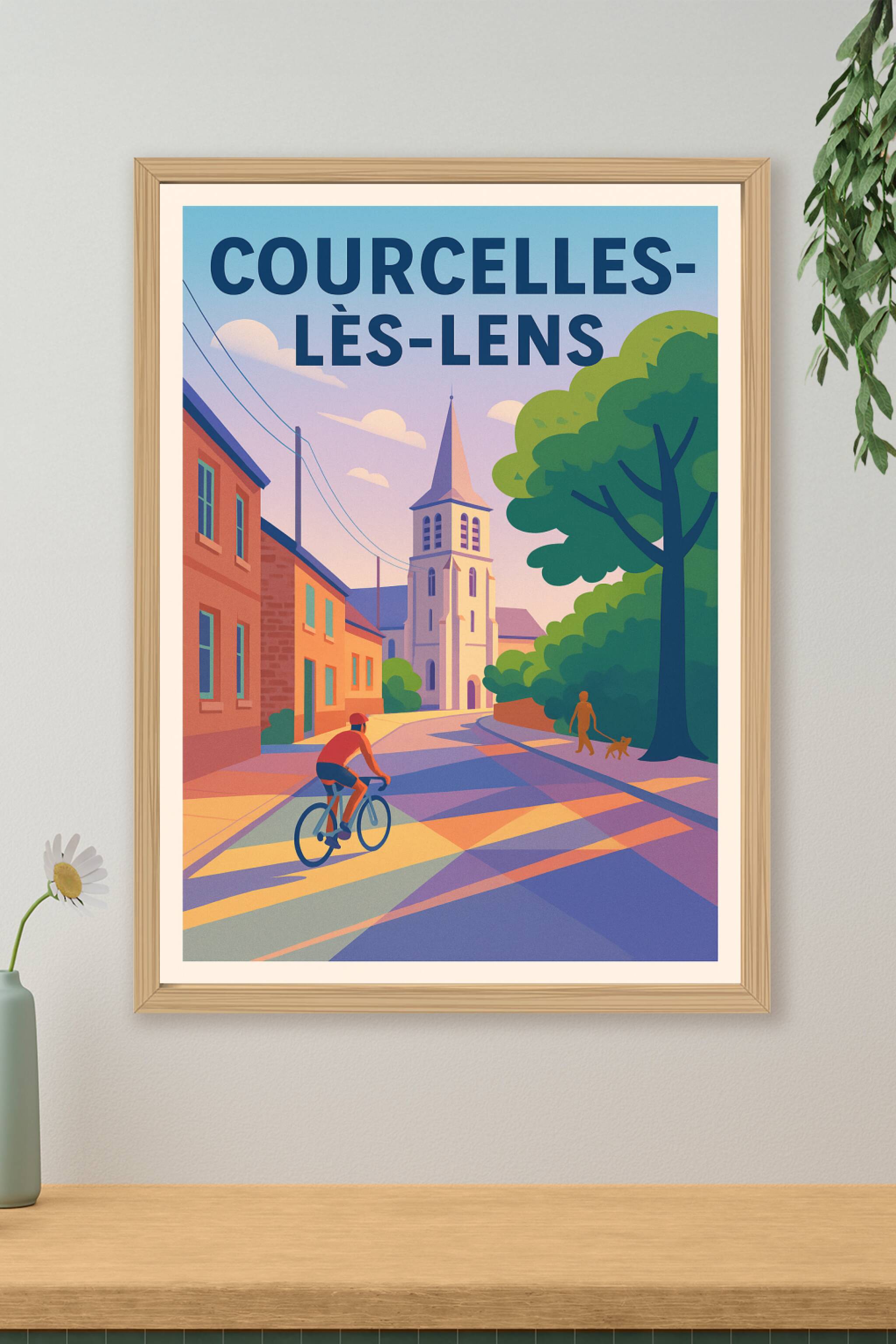 Affiche de Courcelles-lès-Lens - Ambiance paisible au cœur de la ville