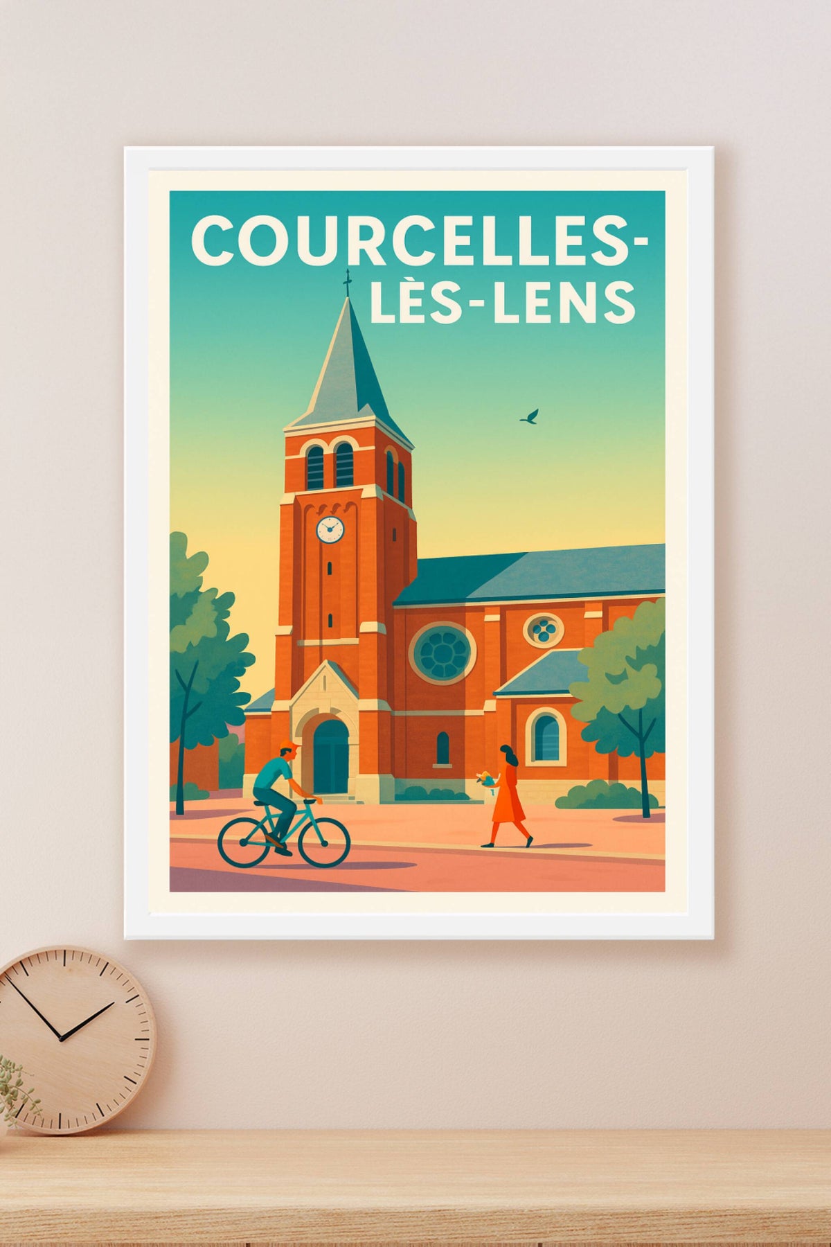 Affiche de Courcelles-lès-Lens - Un coin de charme au cœur du Pas-de-Calais