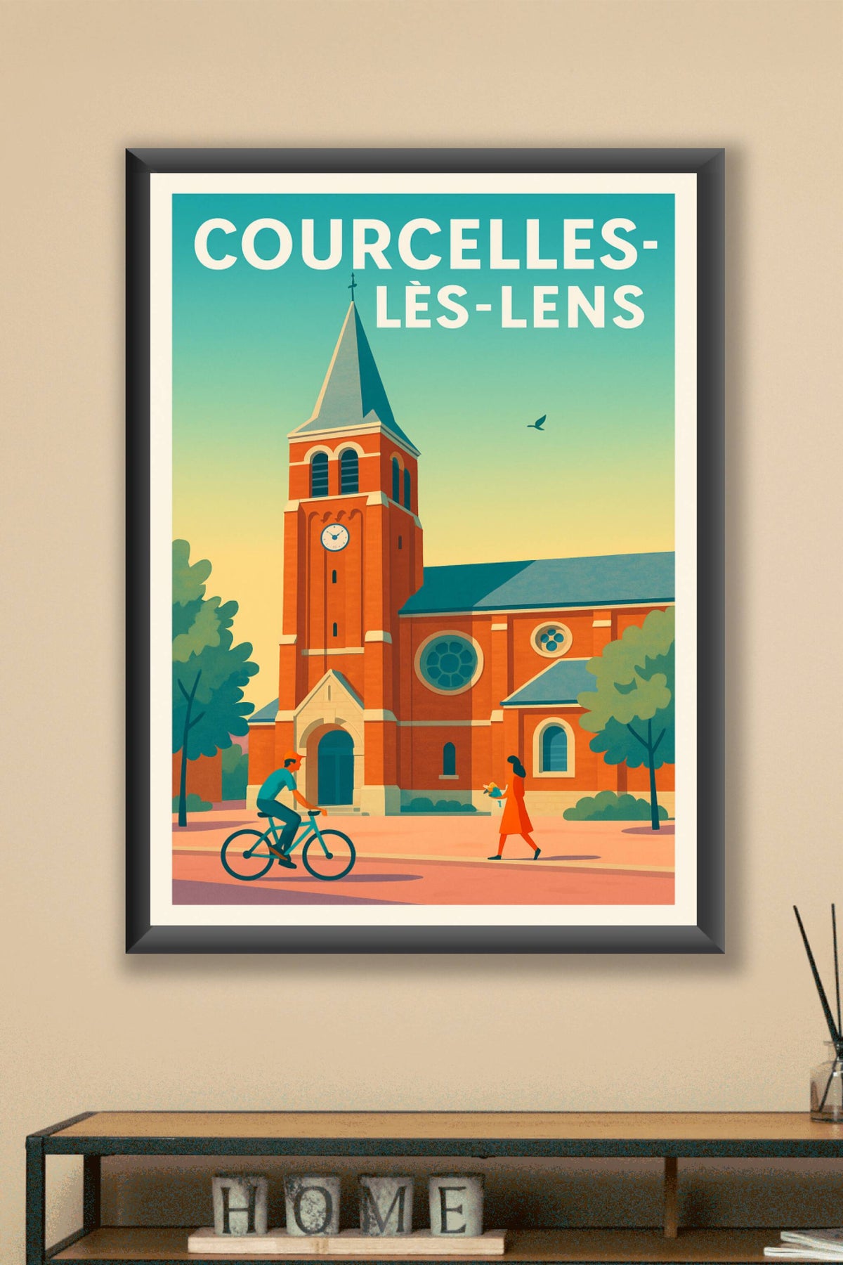 Affiche de Courcelles-lès-Lens - Un coin de charme au cœur du Pas-de-Calais