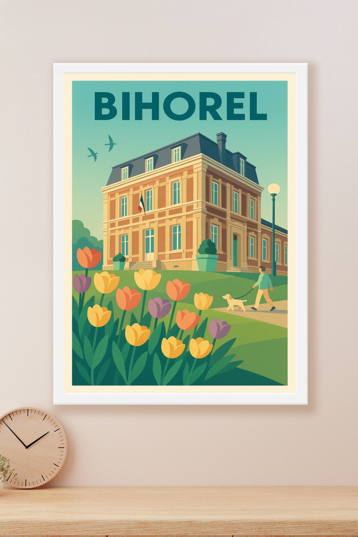 Affiche de Bihorel - Charme et sérénité au cœur de la Normandie