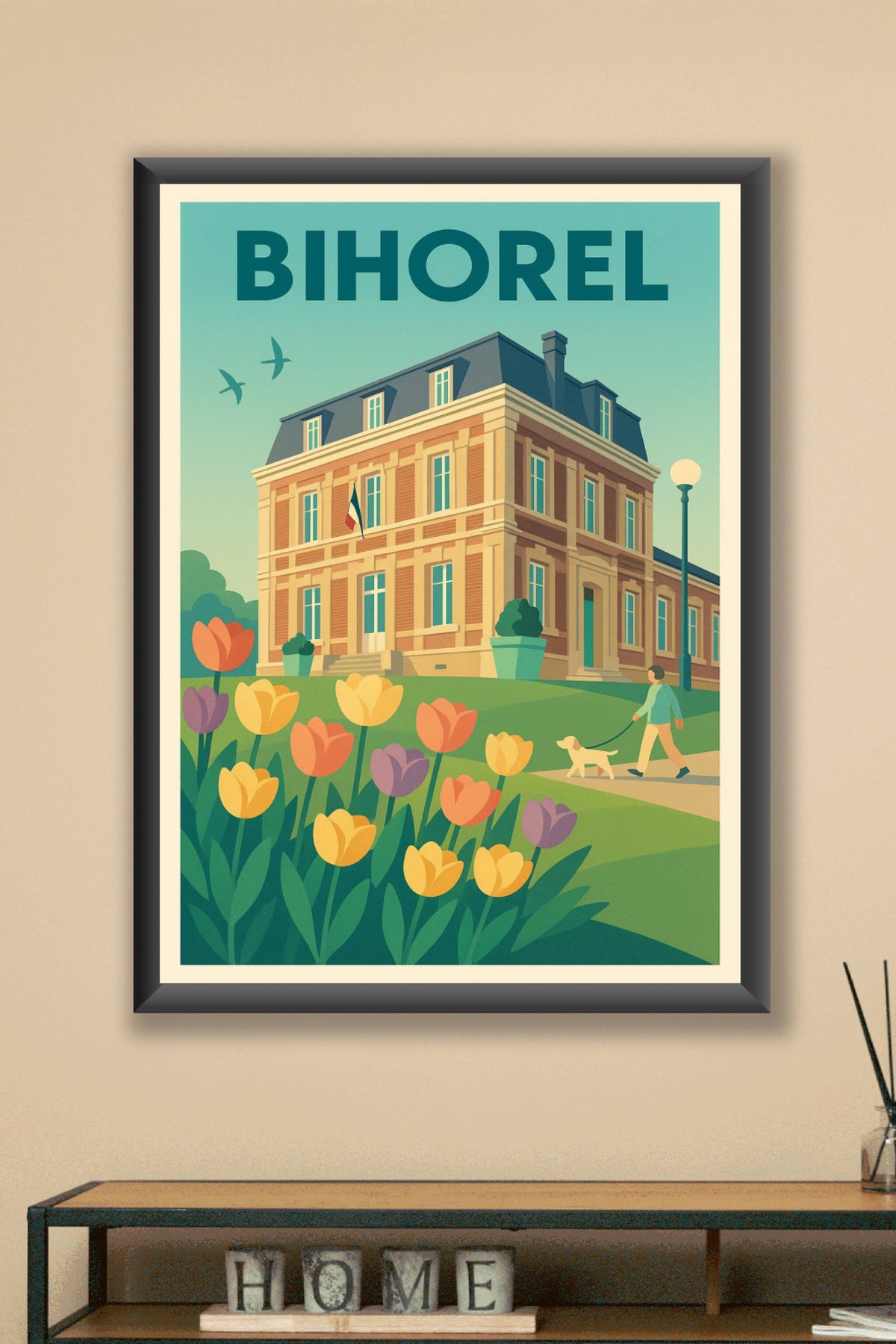 Affiche de Bihorel - Charme et sérénité au cœur de la Normandie