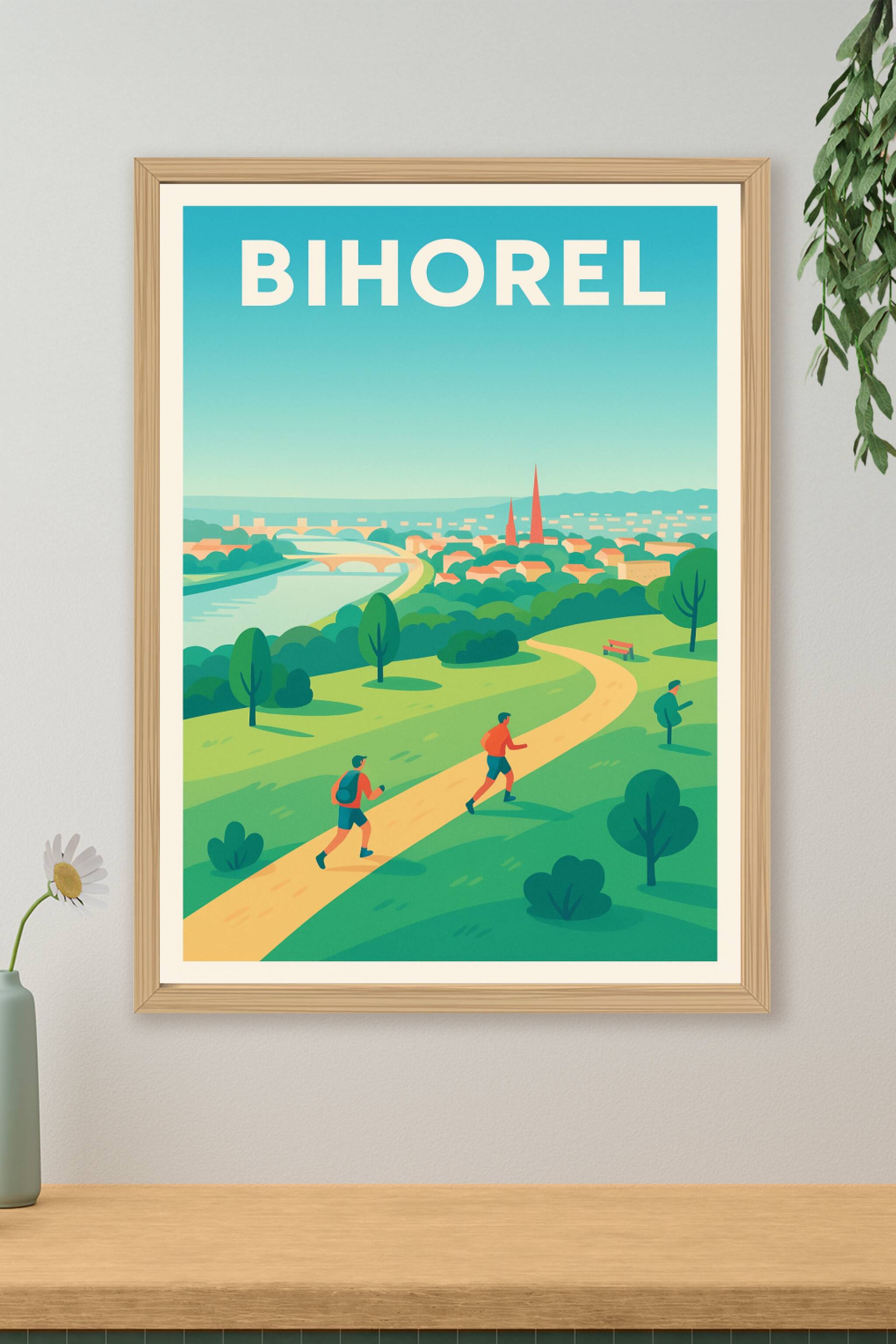 Affiche de Bihorel - Évasion et nature au cœur de la ville