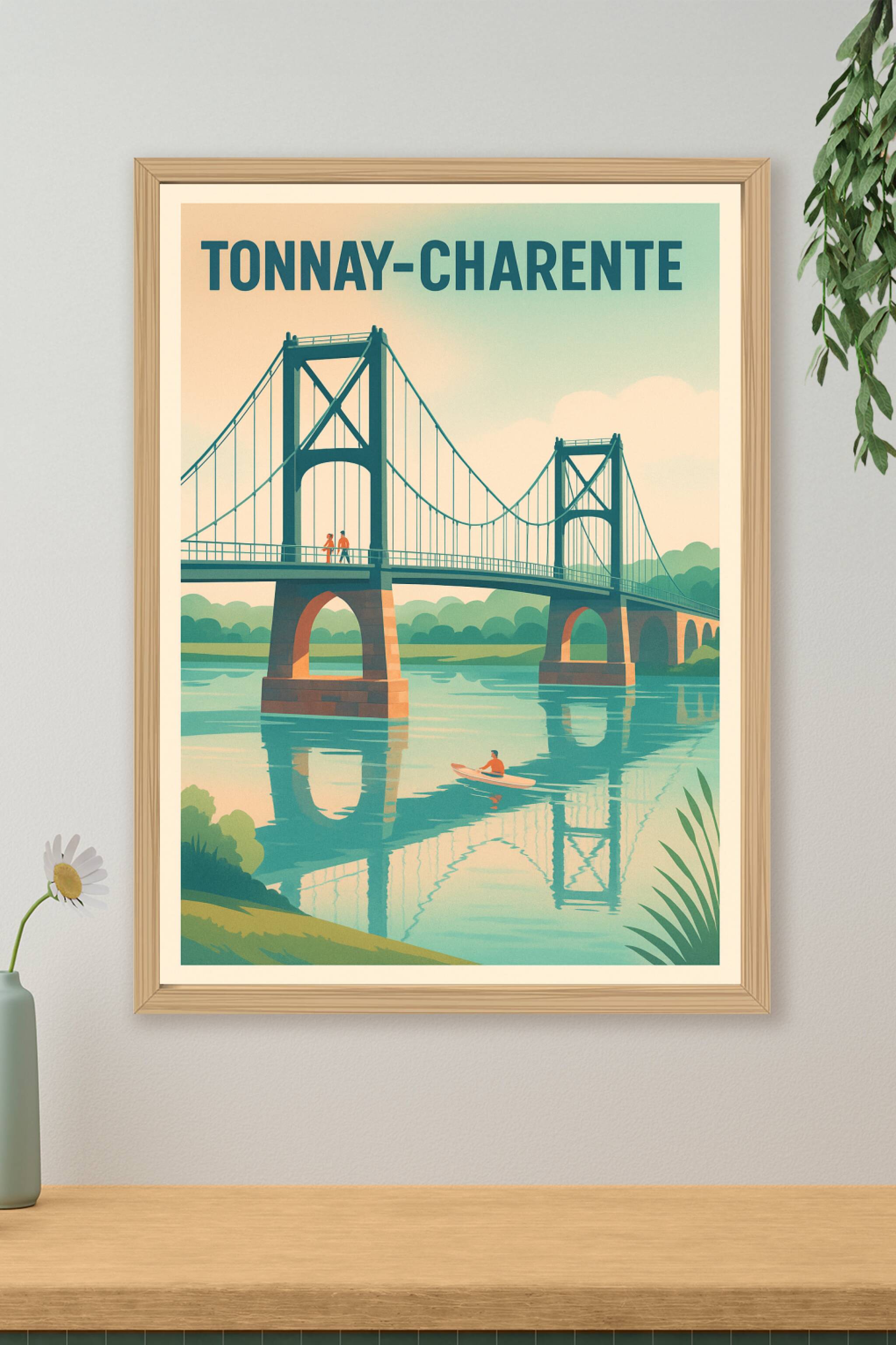 Affiche de Tonnay-Charente - Charme et sérénité au fil de l'eau