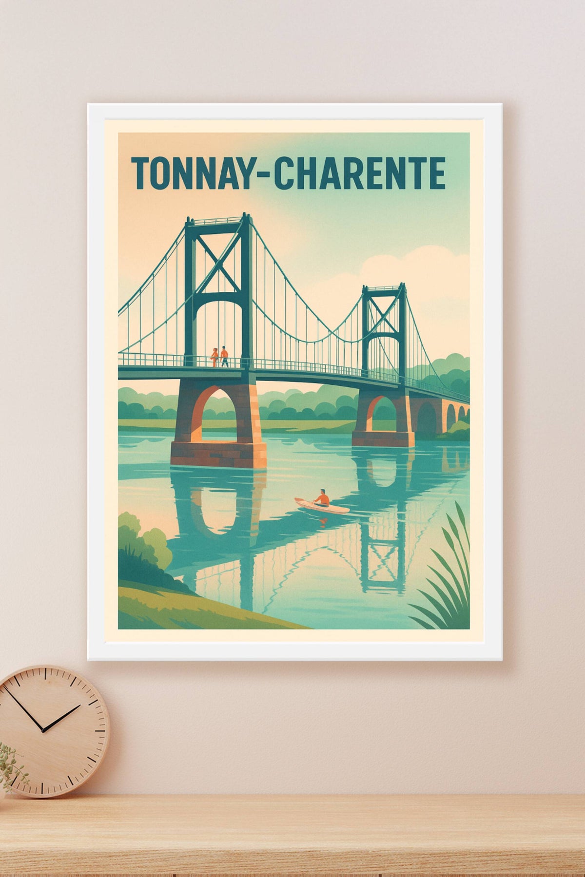 Affiche de Tonnay-Charente - Charme et sérénité au fil de l'eau