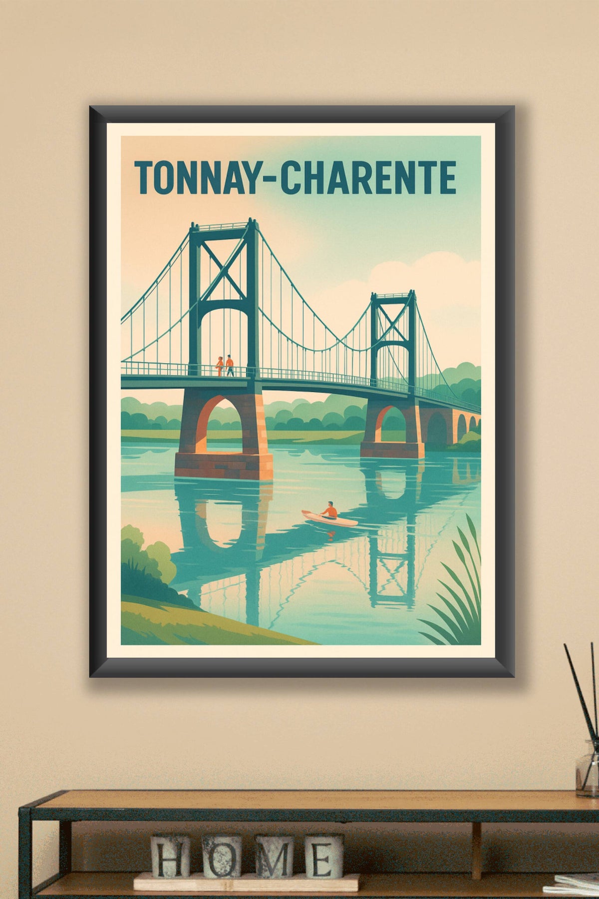 Affiche de Tonnay-Charente - Charme et sérénité au fil de l'eau