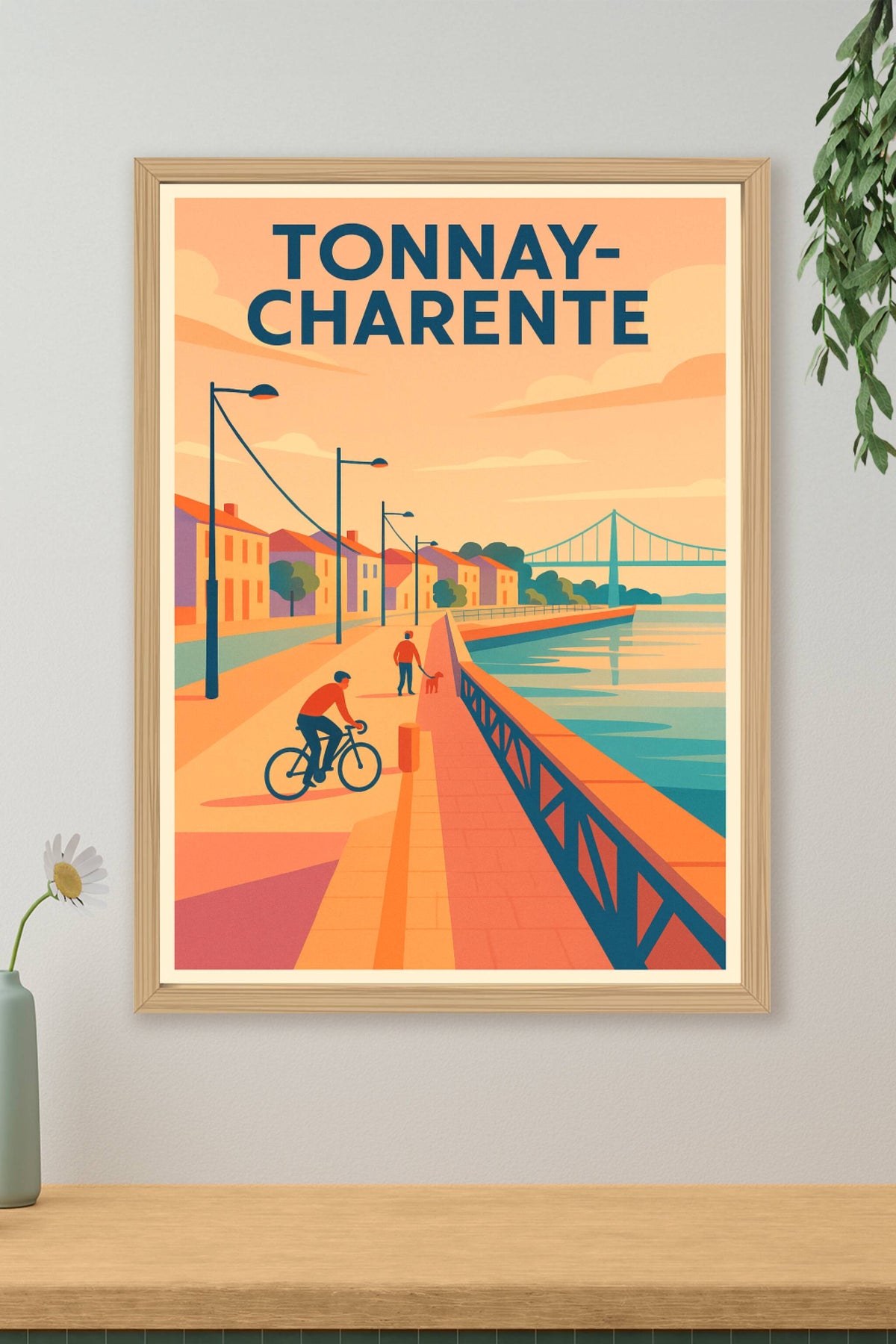 Affiche de Tonnay-Charente - Balade au bord de la Charente