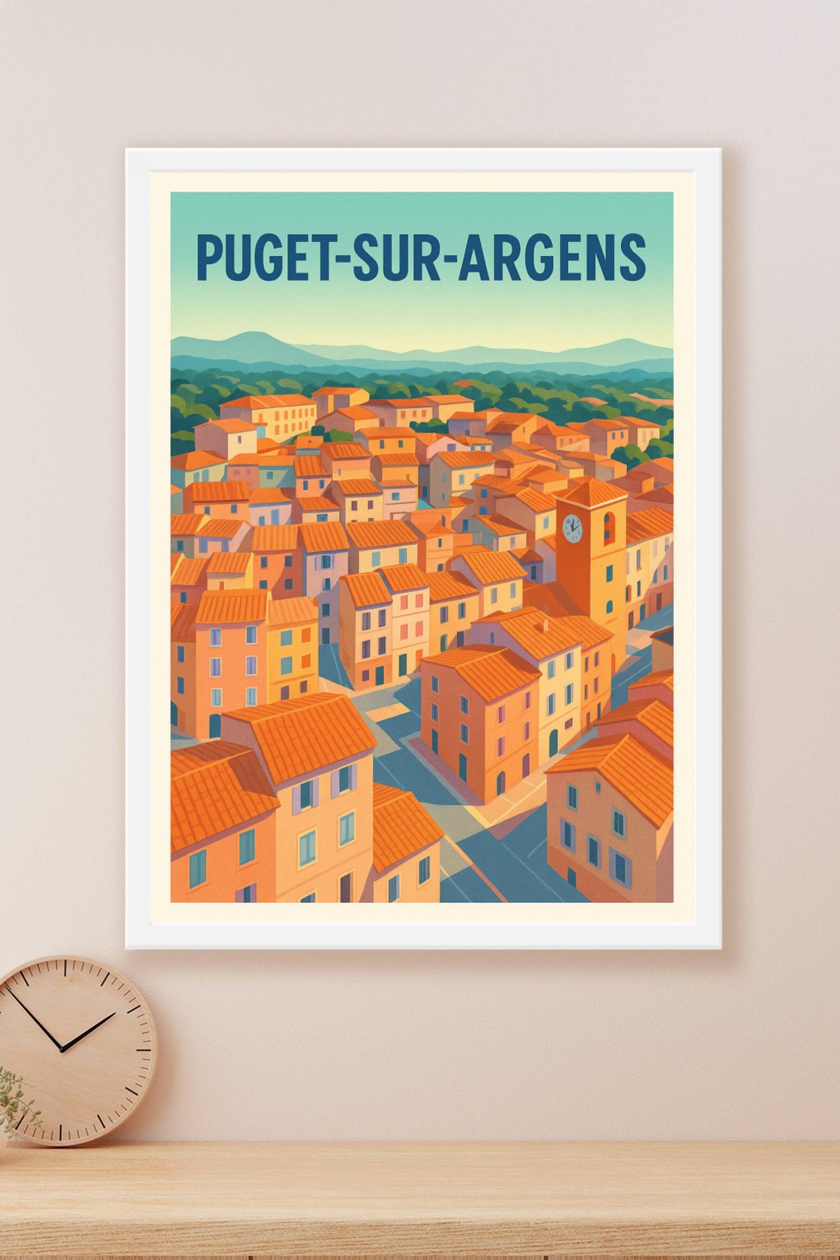 Affiche de Puget-sur-Argens - Charme provençal ensoleillé