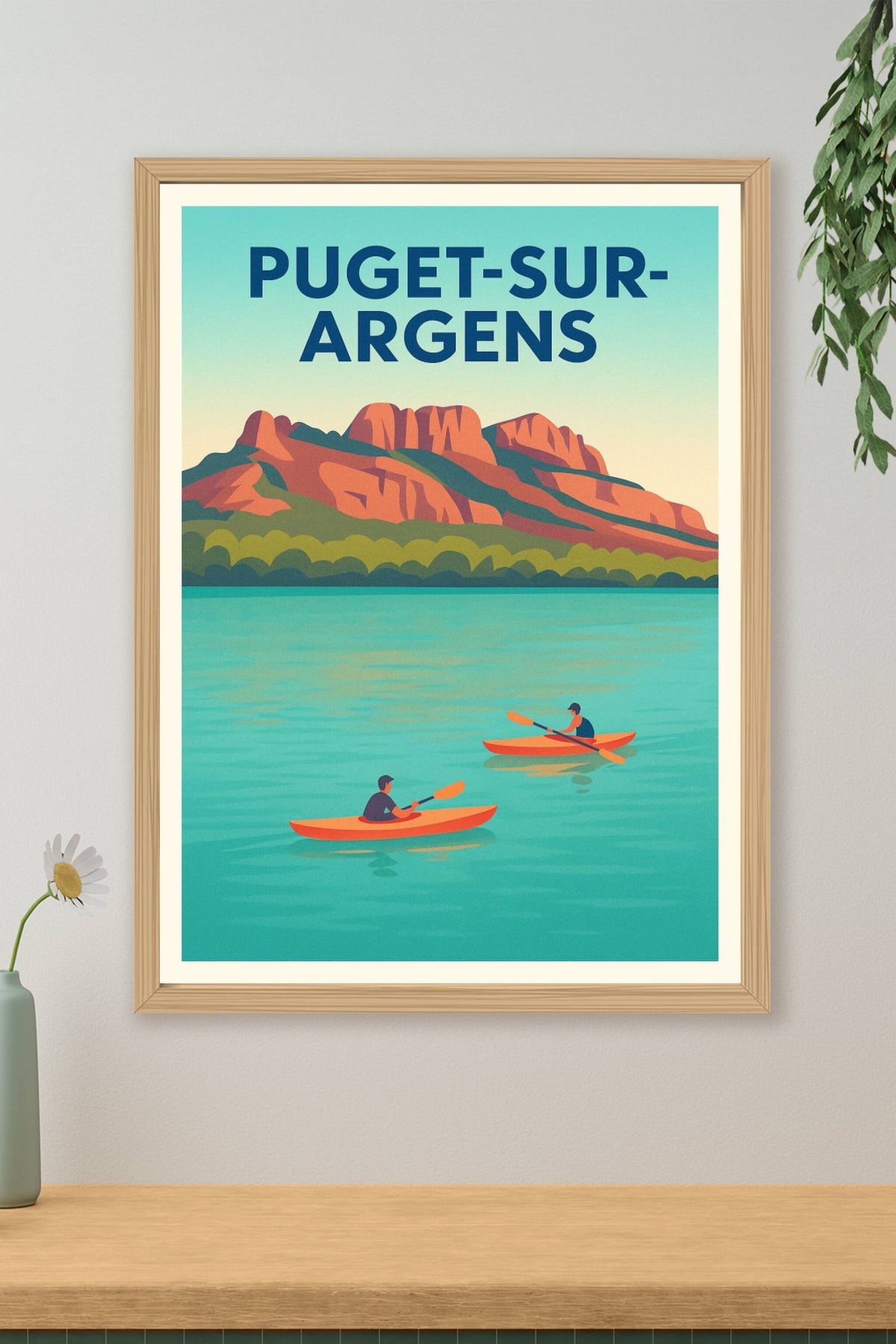 Affiche de Puget-sur-Argens - Évasion et nature en kayak
