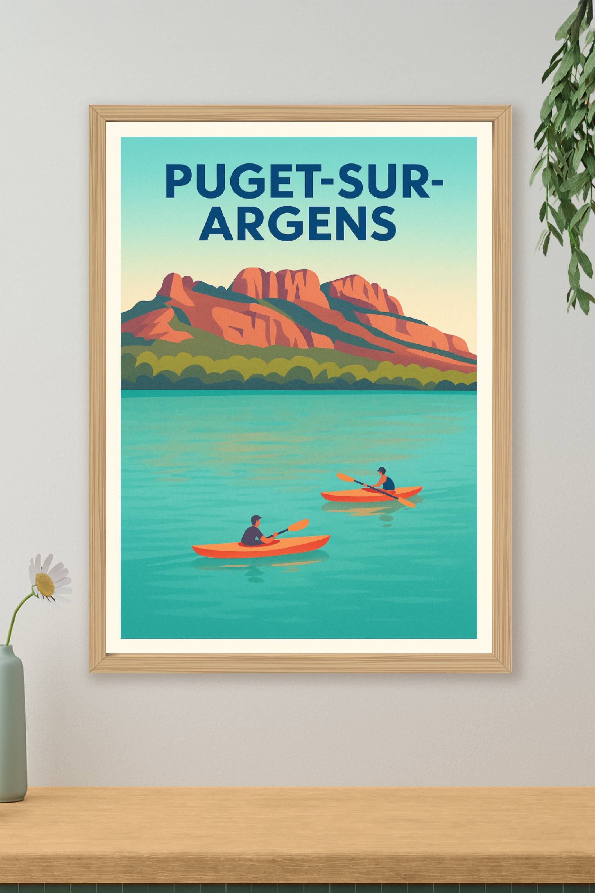 Affiche de Puget-sur-Argens - Évasion et nature en kayak