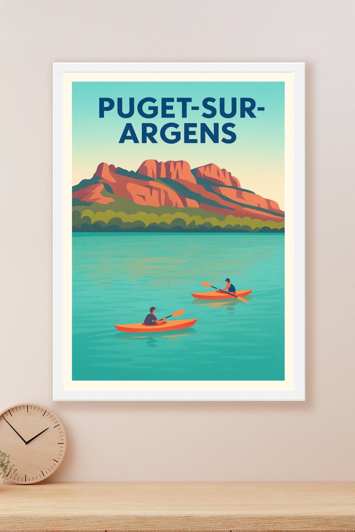 Affiche de Puget-sur-Argens - Évasion et nature en kayak