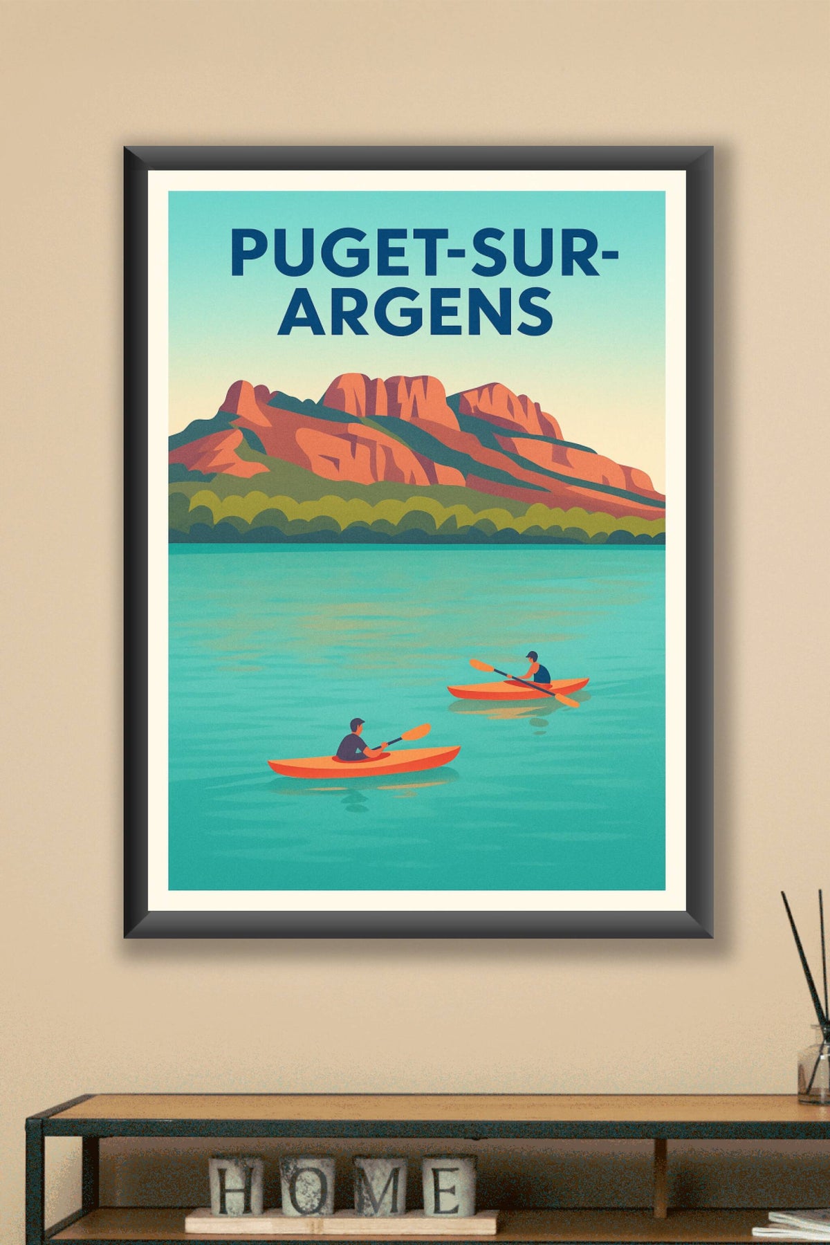 Affiche de Puget-sur-Argens - Évasion et nature en kayak