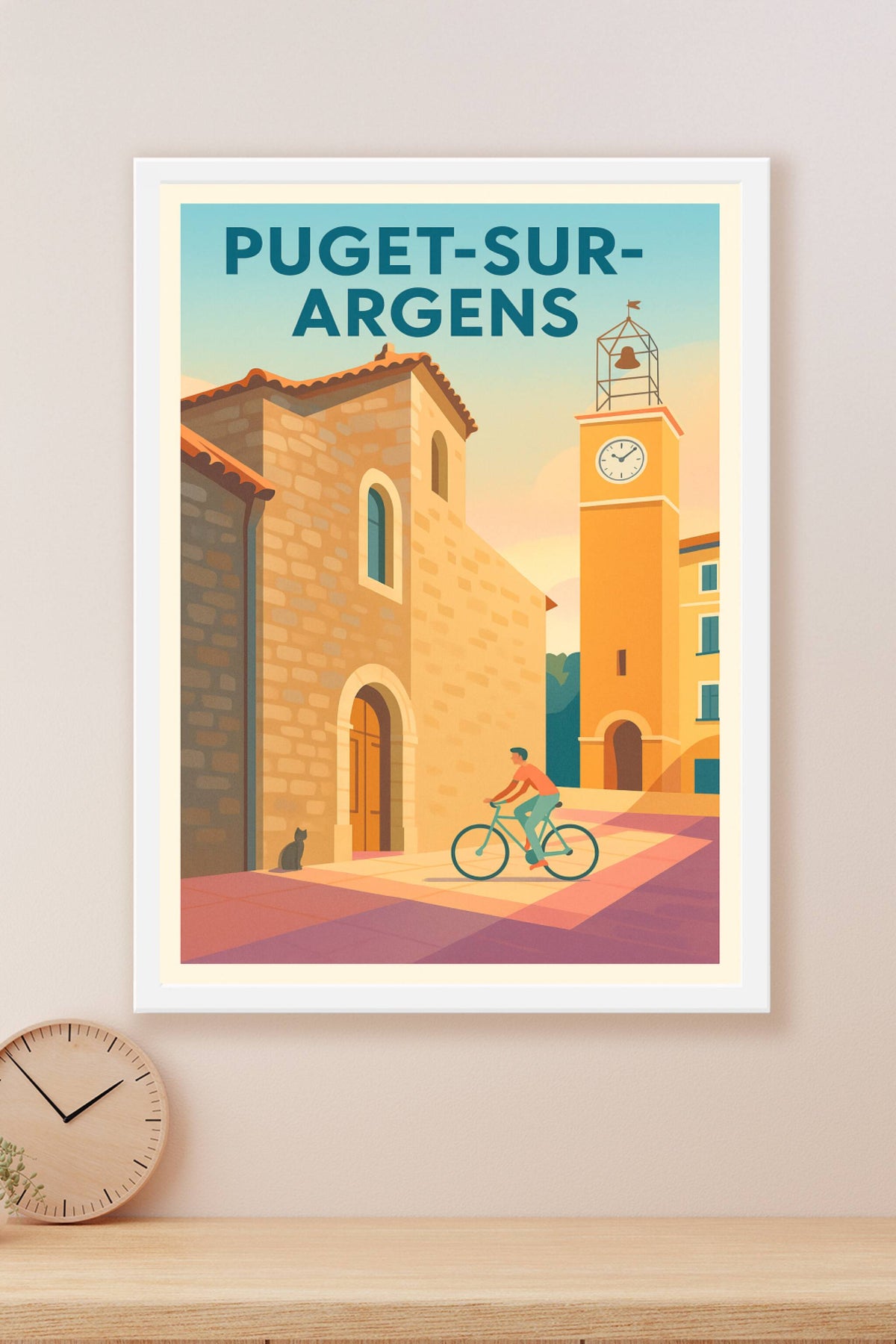 Affiche de Puget-sur-Argens - Charme provençal en douceur