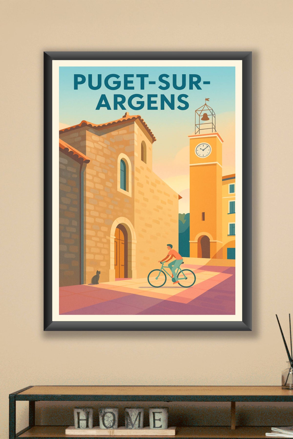 Affiche de Puget-sur-Argens - Charme provençal en douceur