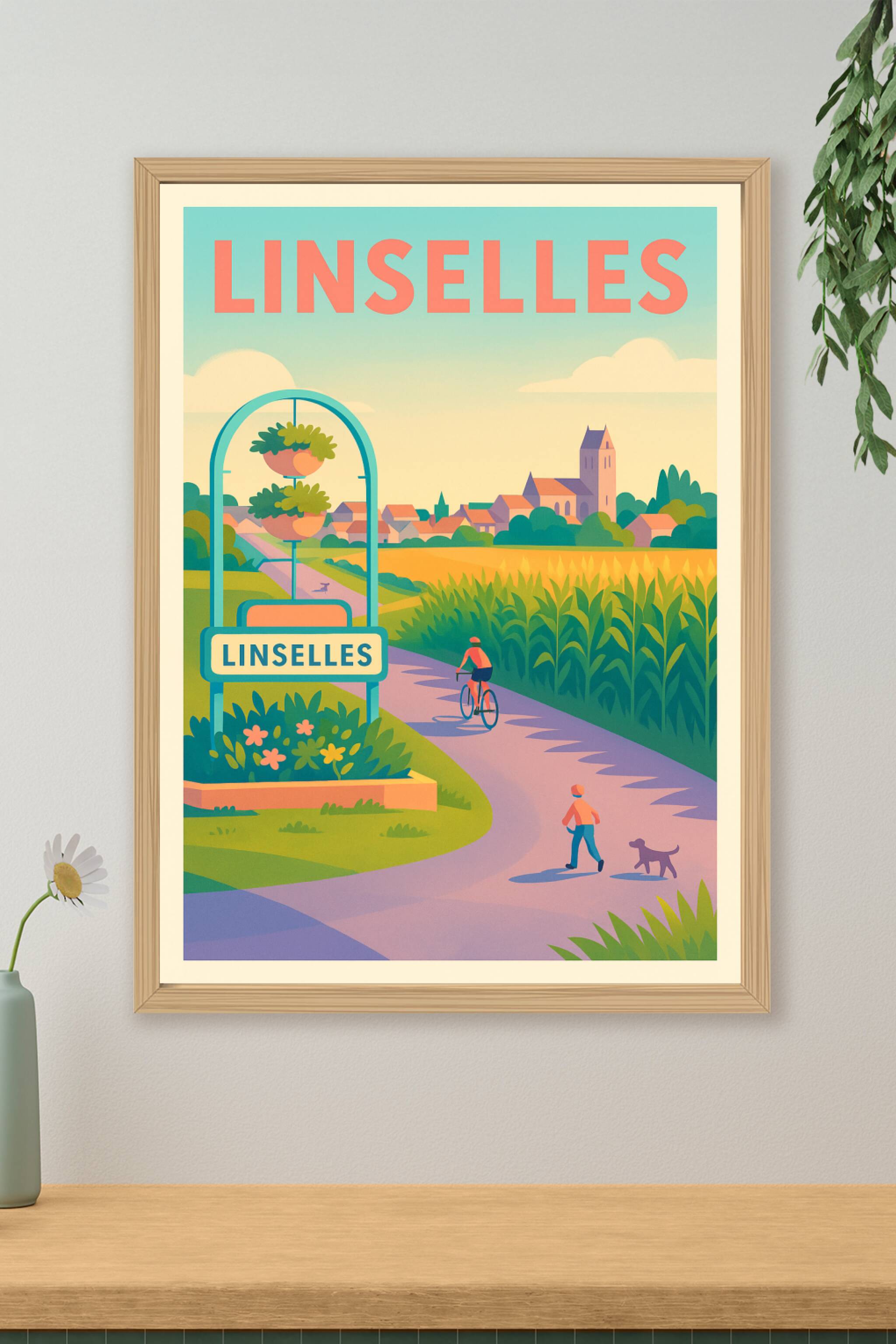 Affiche de Linselles - Charme et sérénité à la campagne