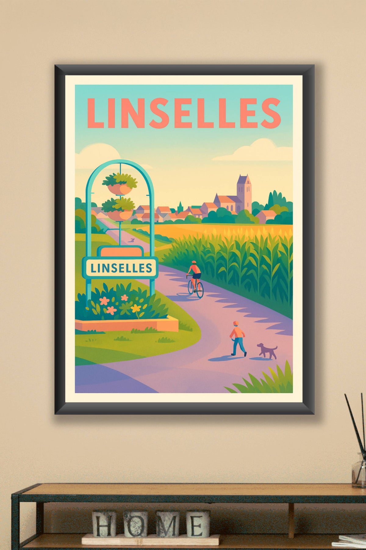 Affiche de Linselles - Charme et sérénité à la campagne