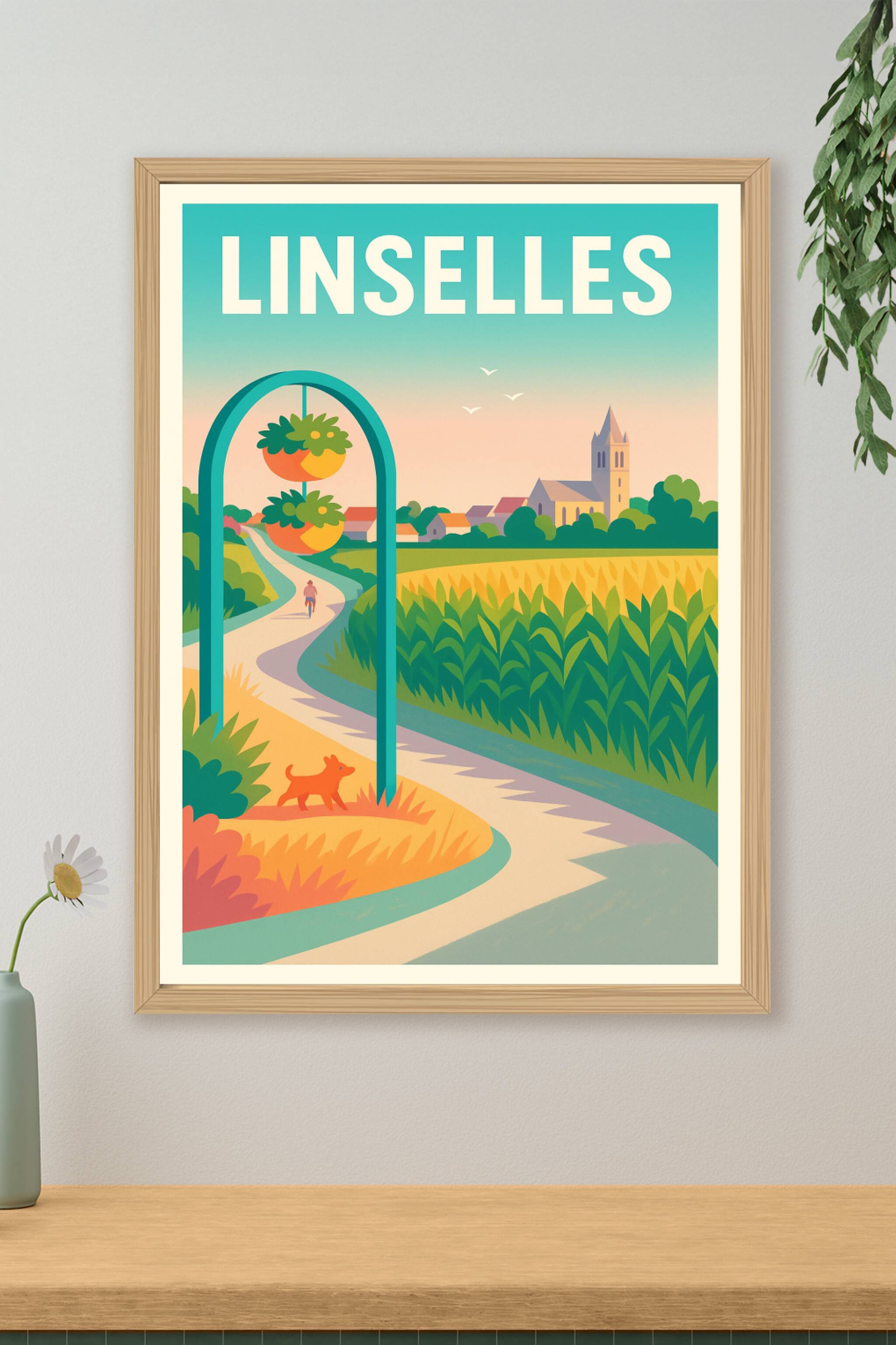 Affiche de Linselles - Charme bucolique et nature préservée