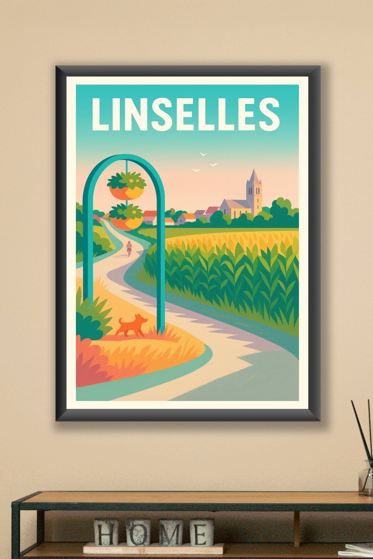 Affiche de Linselles - Charme bucolique et nature préservée
