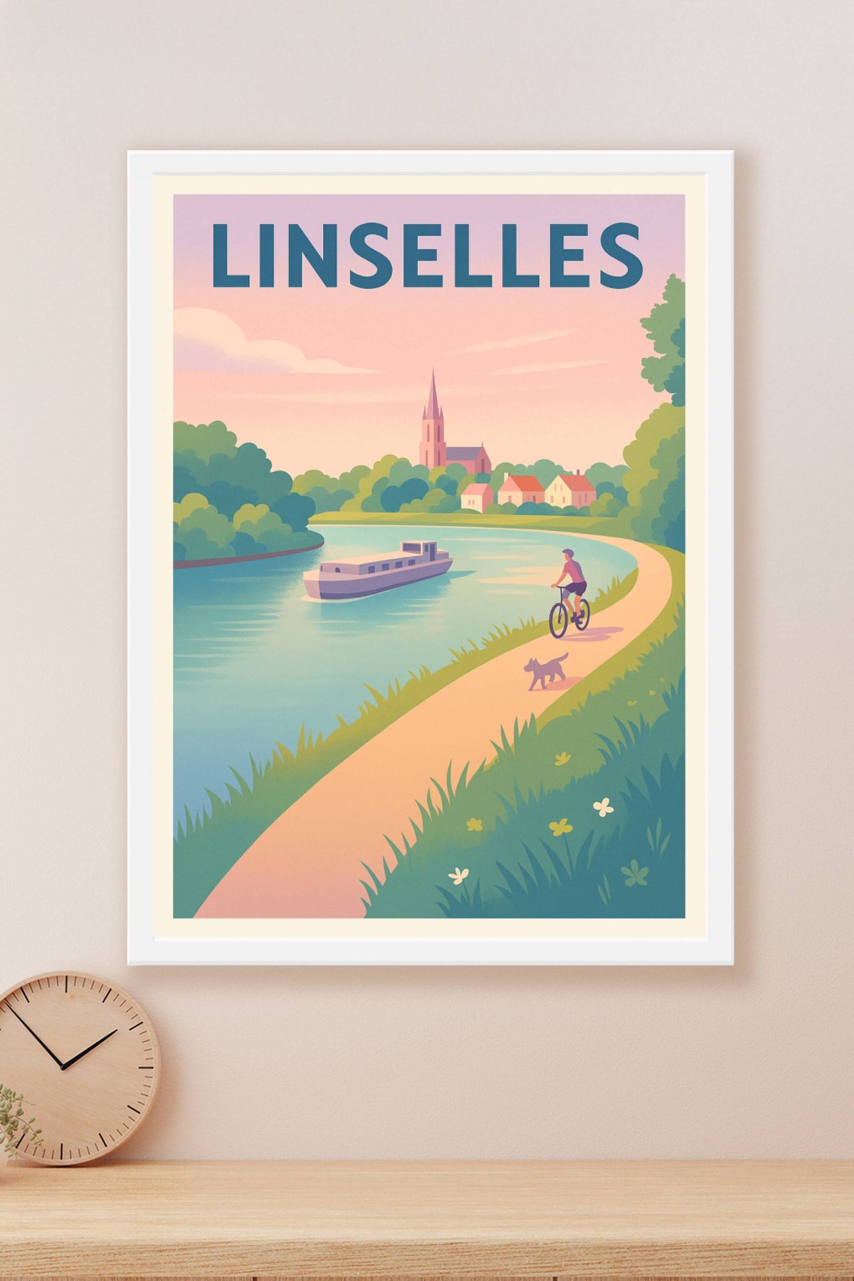 Affiche de Linselles - Promenade bucolique au fil de l'eau