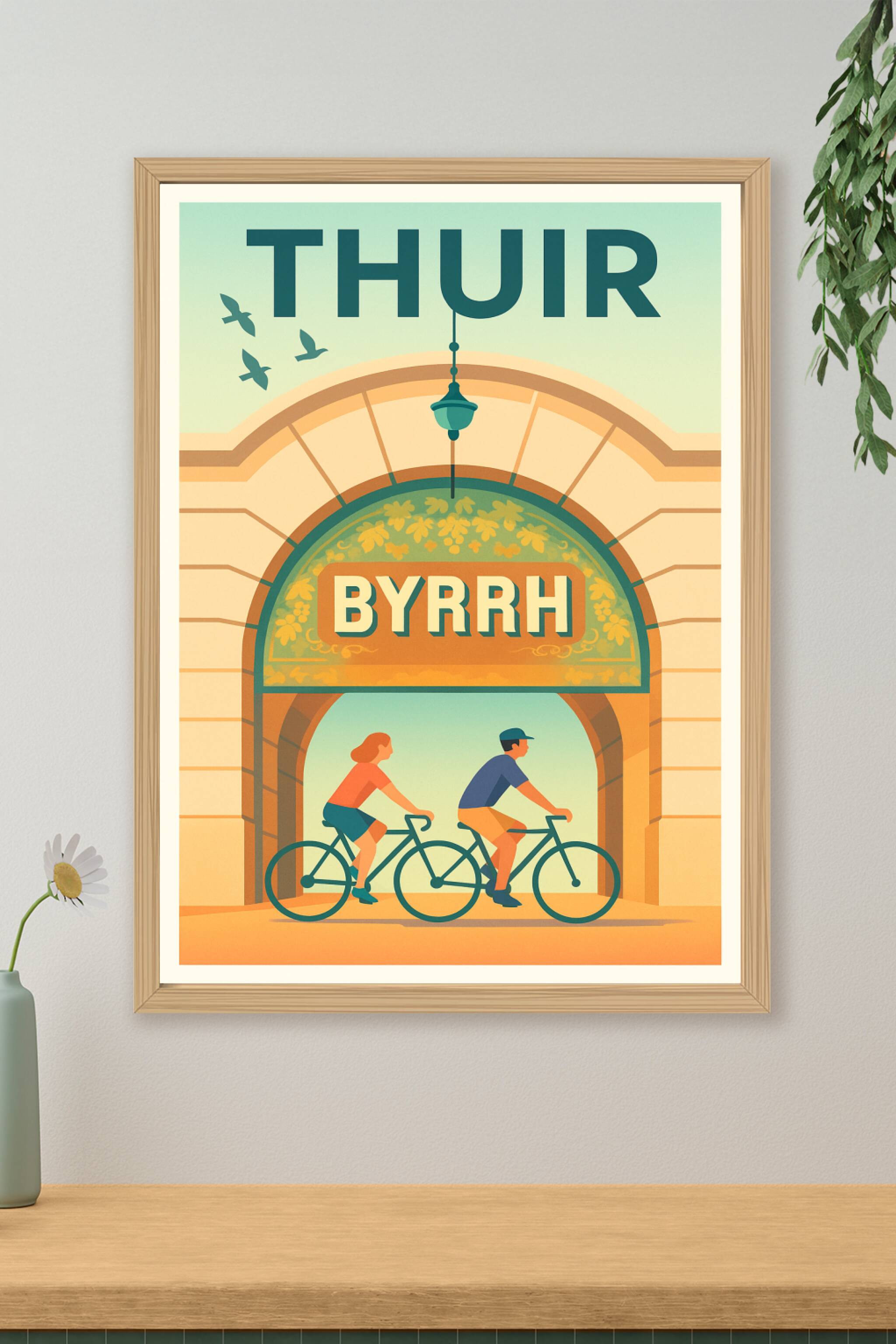 Affiche de Thuir - Balade à vélo sous l'arche BYRRH
