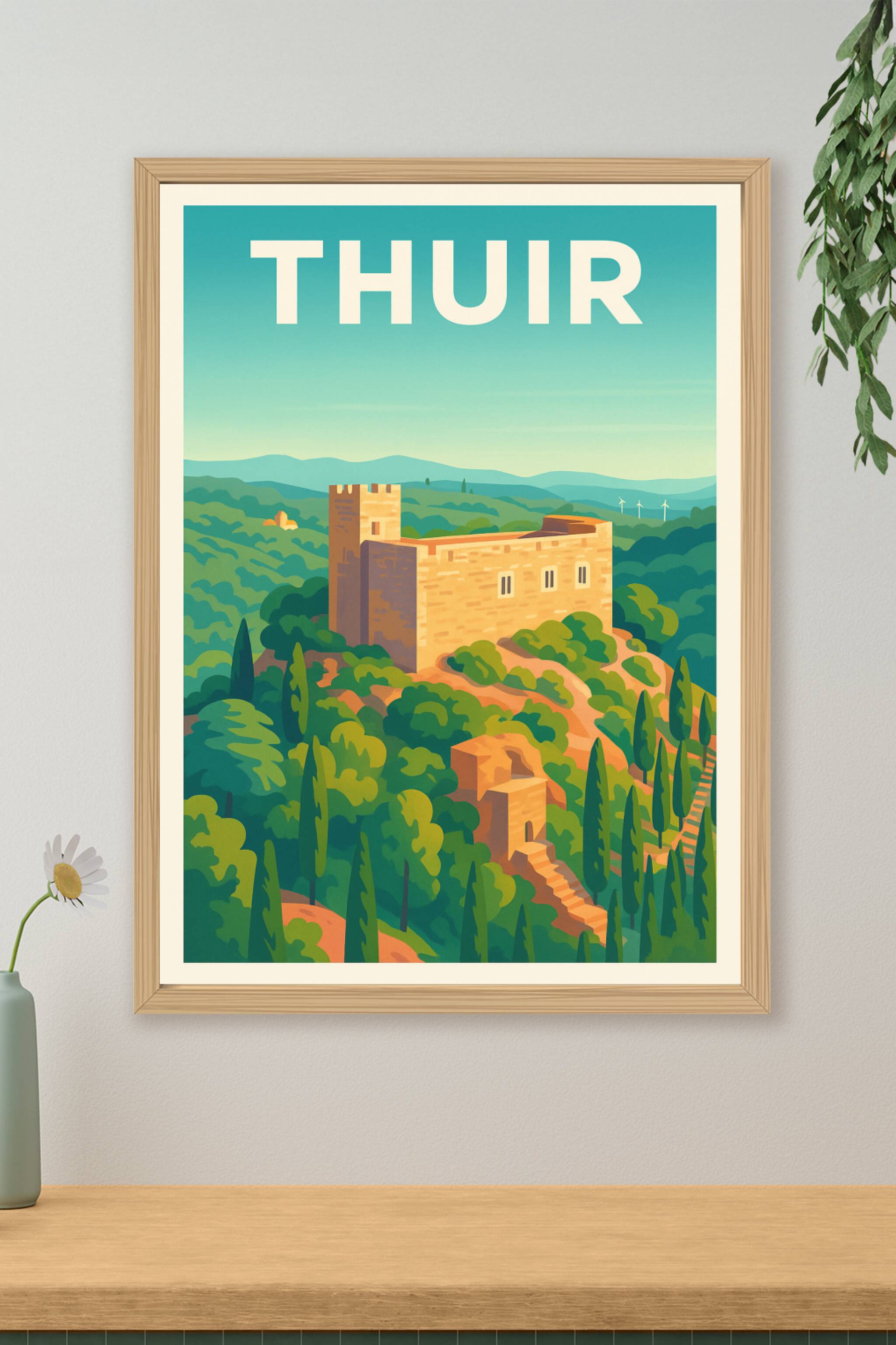 Affiche de Thuir - Charme Méditerranéen et Histoire Médiévale