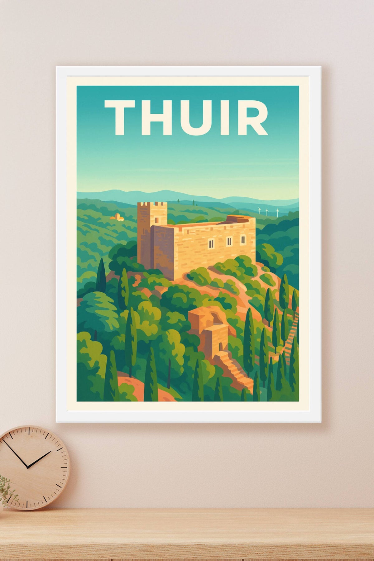 Affiche de Thuir - Charme Méditerranéen et Histoire Médiévale