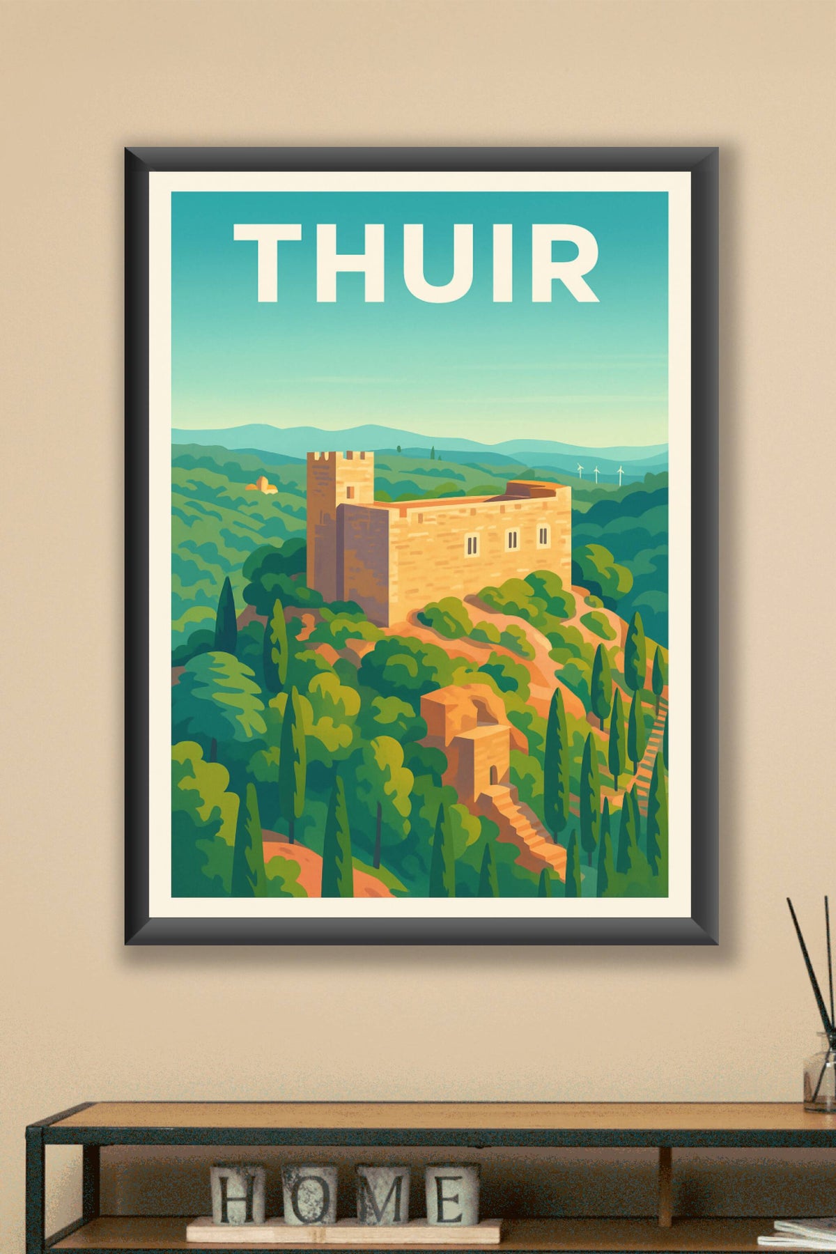Affiche de Thuir - Charme Méditerranéen et Histoire Médiévale
