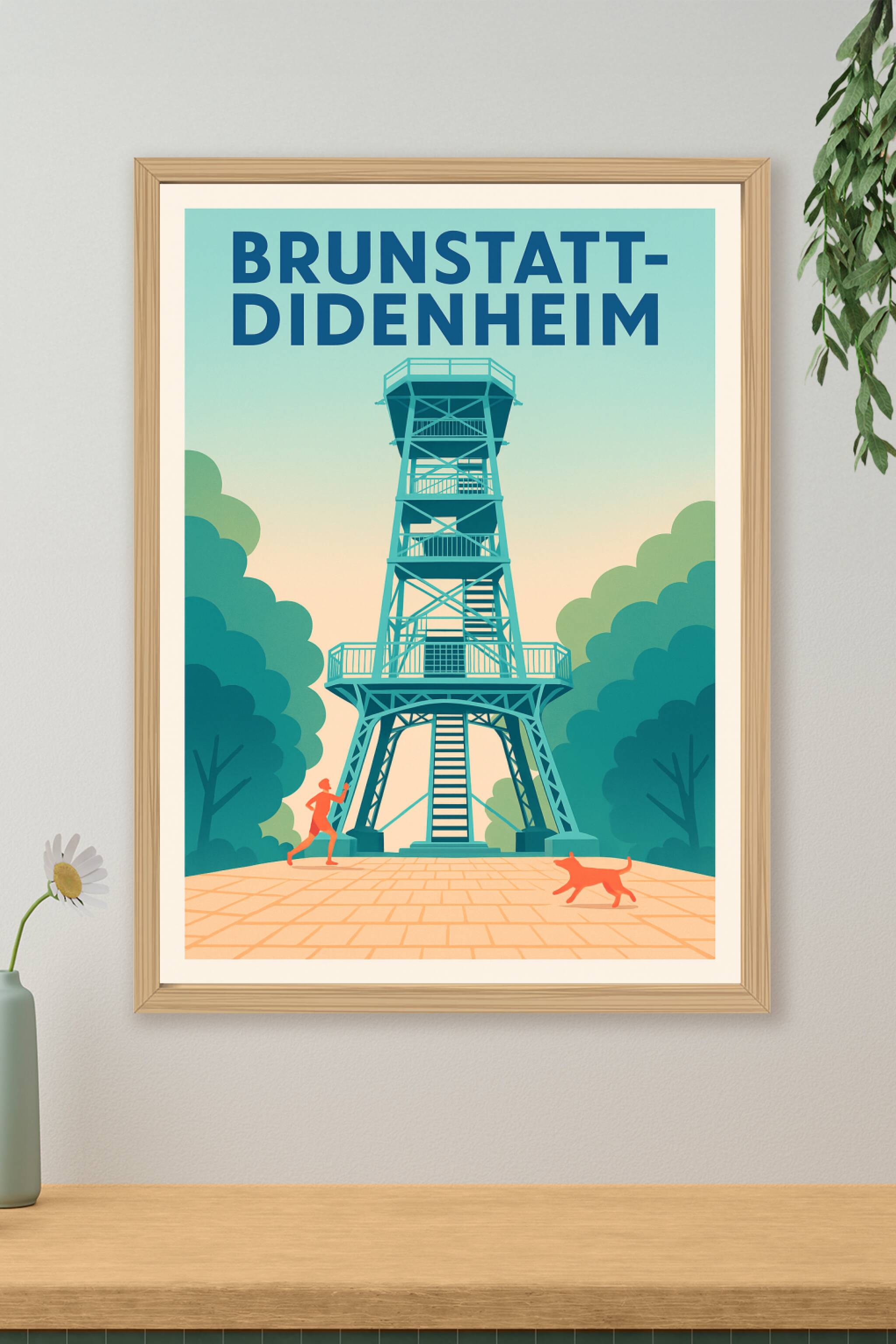 Affiche de Brunstatt-Didenheim - Charme paysager et dynamisme local