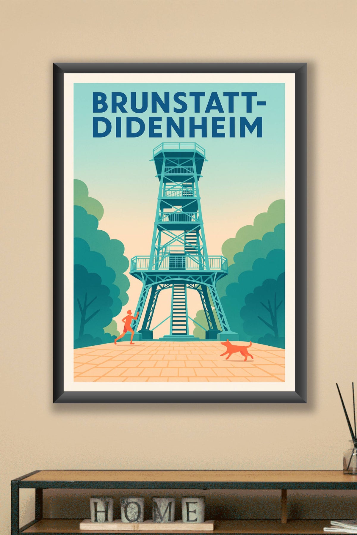 Affiche de Brunstatt-Didenheim - Charme paysager et dynamisme local