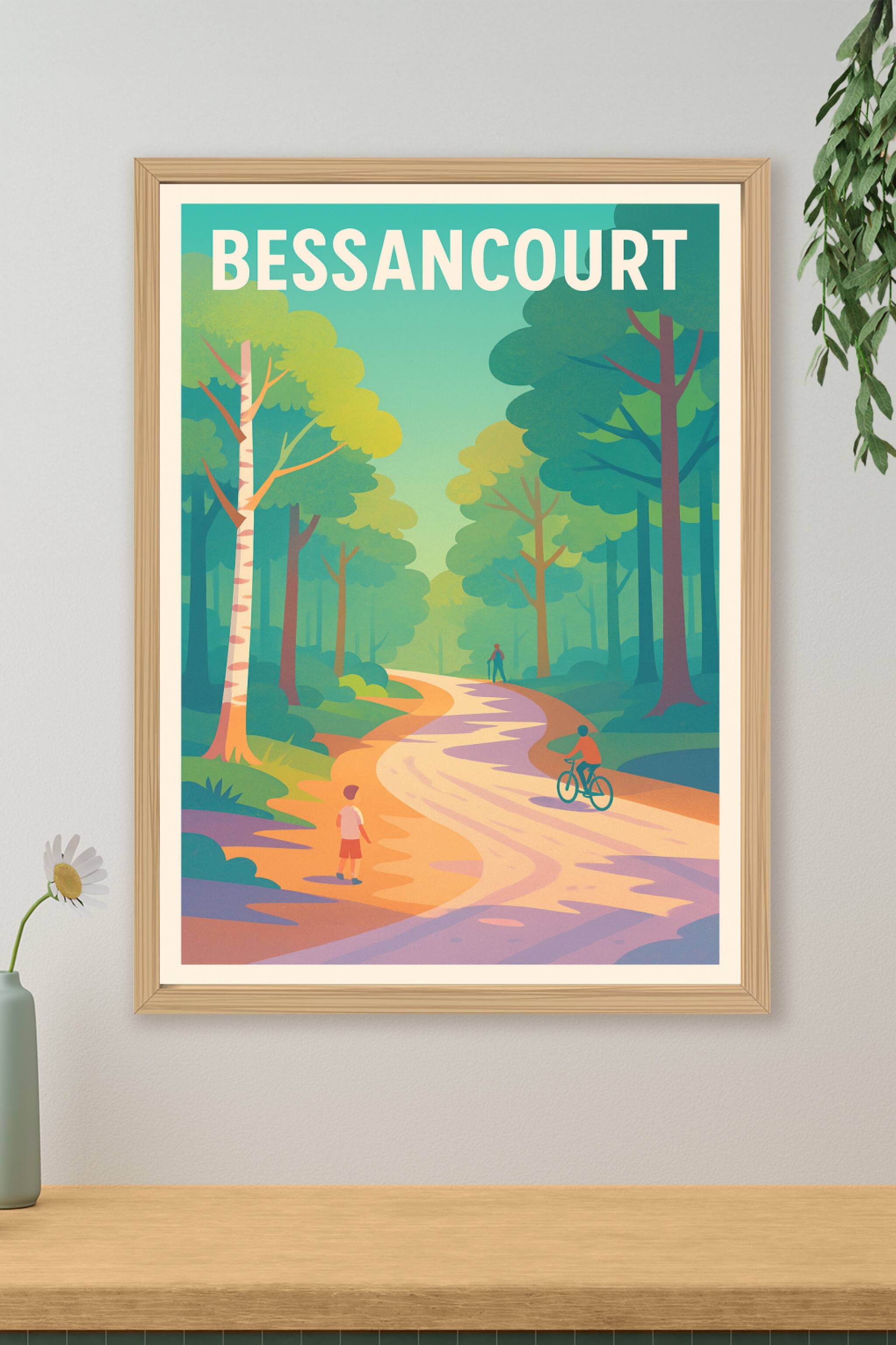 Affiche de Bessancourt - Promenade bucolique en forêt