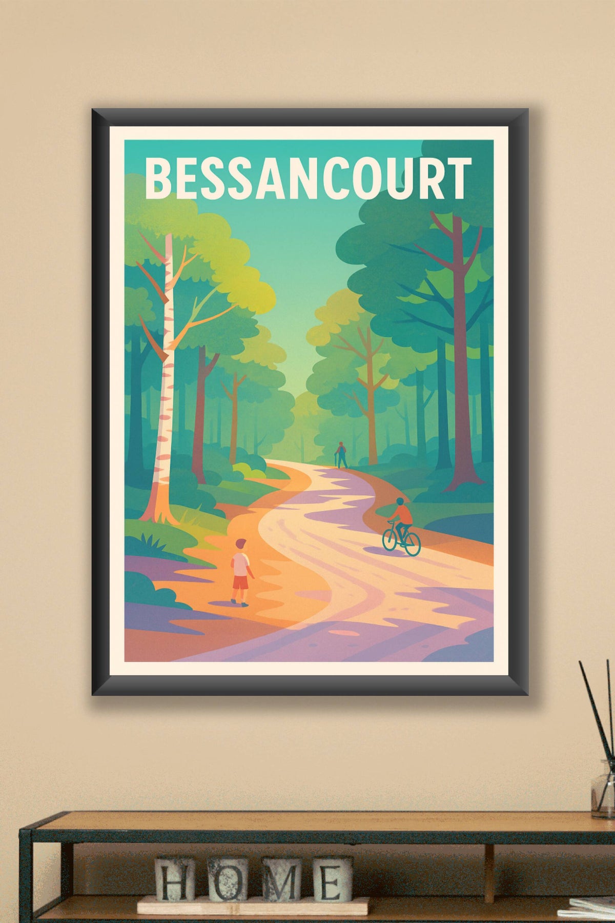 Affiche de Bessancourt - Promenade bucolique en forêt