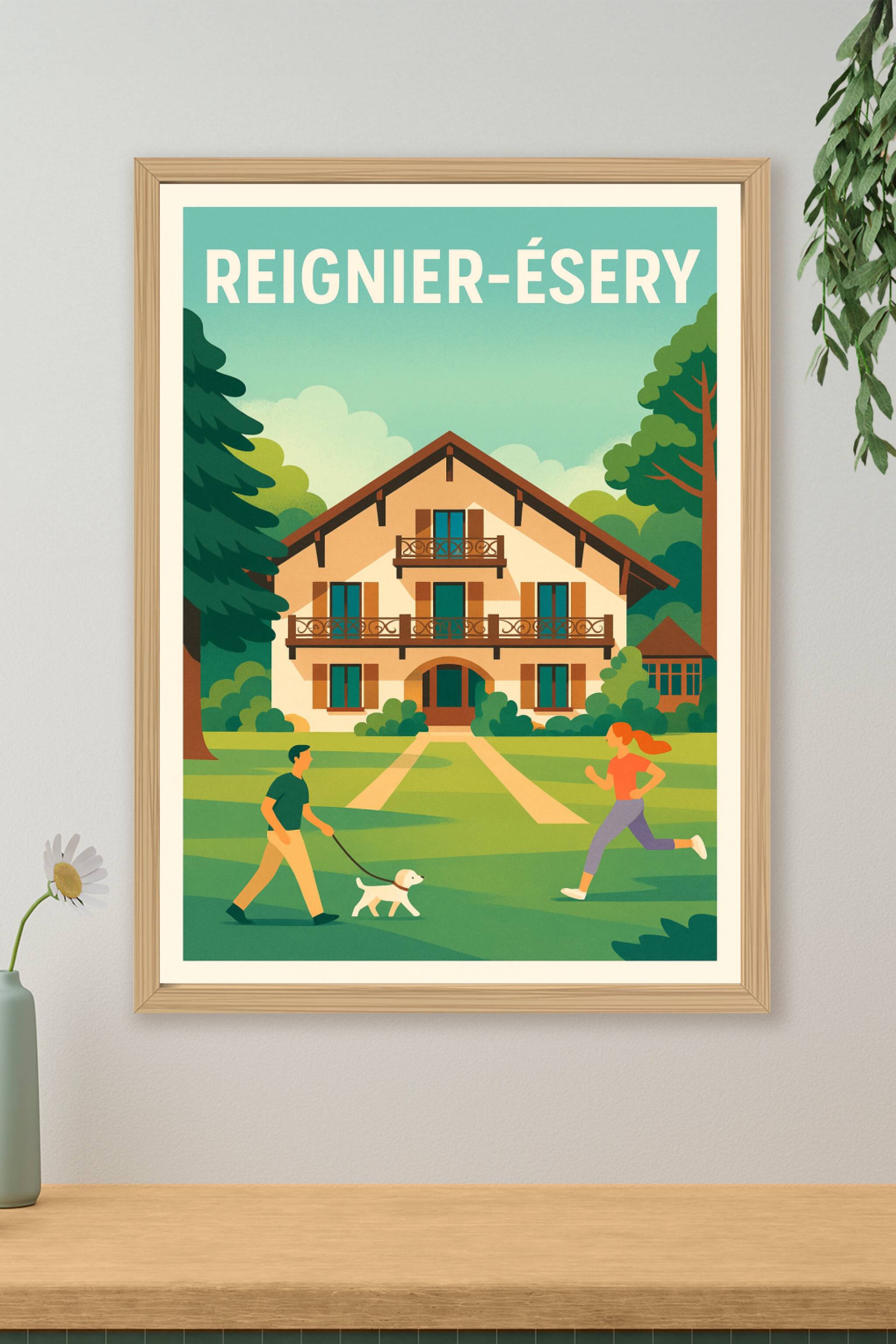 Affiche de Reignier-Ésery - Ambiance paisible et nature