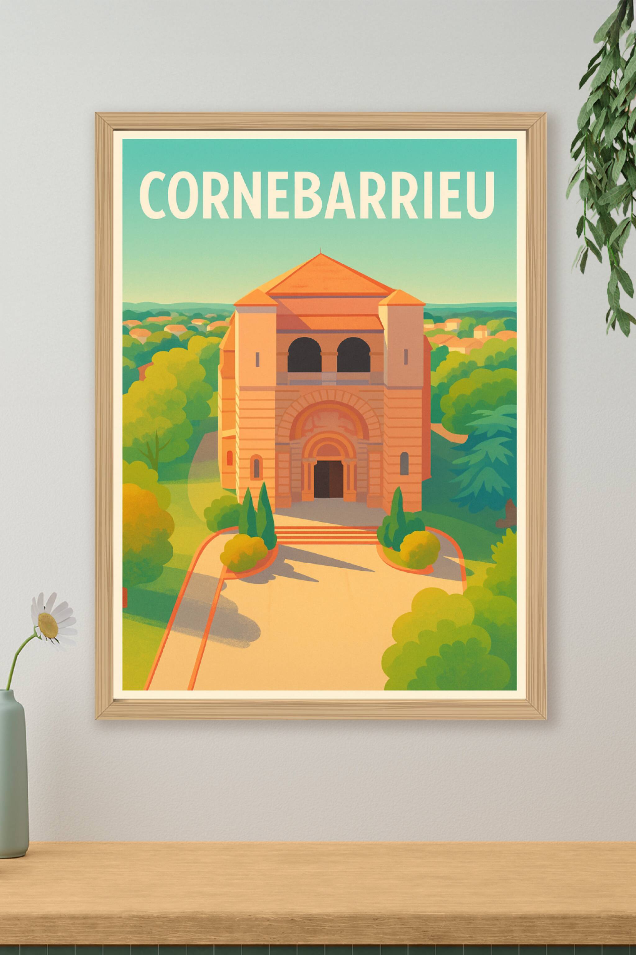 Affiche de Cornebarrieu - Émerveillez-vous devant l'architecture locale