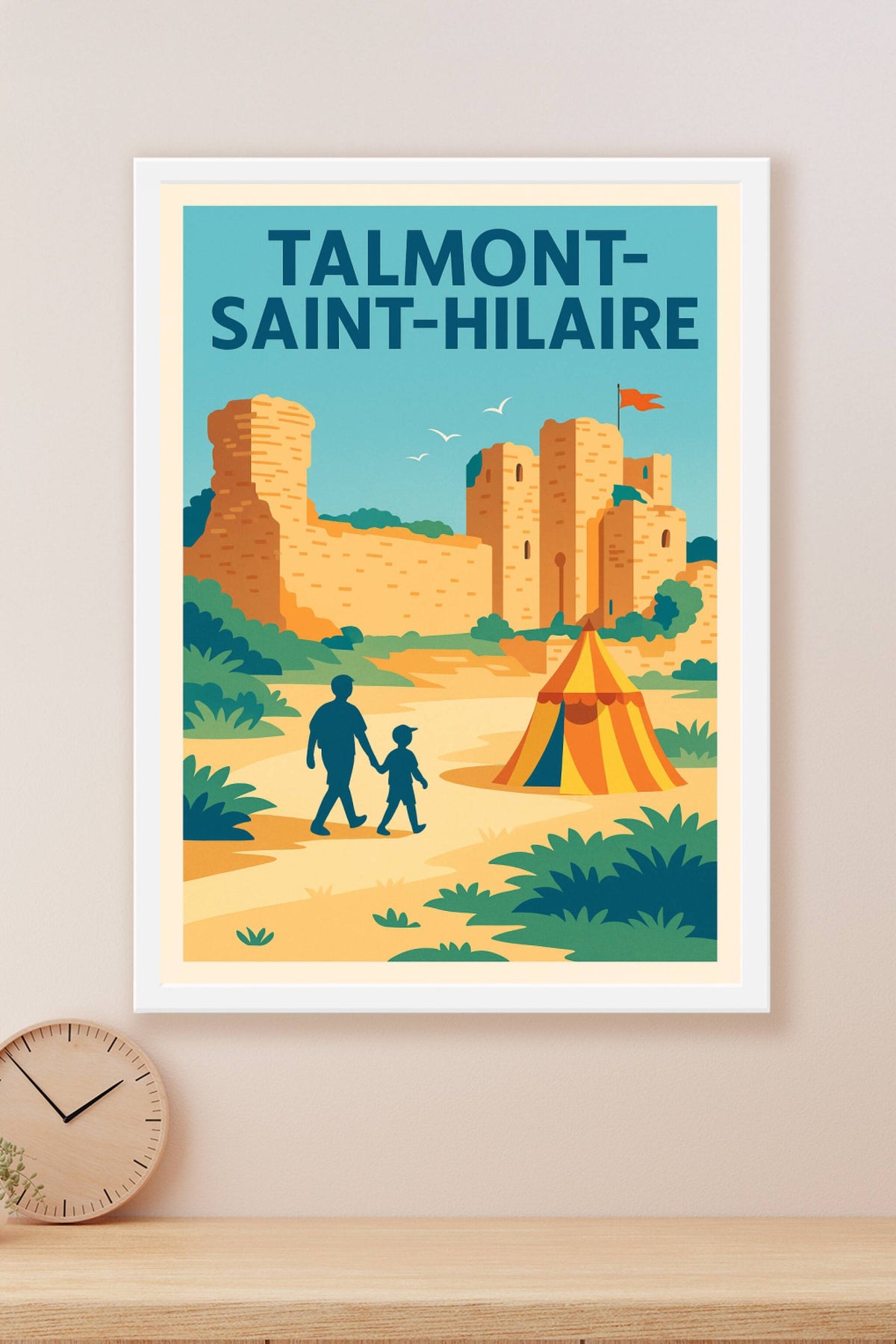 Affiche de Talmont-Saint-Hilaire - Charme et histoire en bord de mer