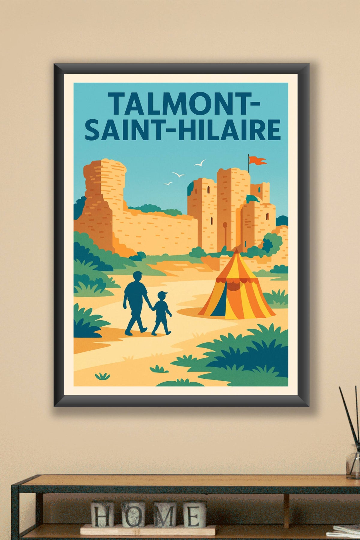 Affiche de Talmont-Saint-Hilaire - Charme et histoire en bord de mer