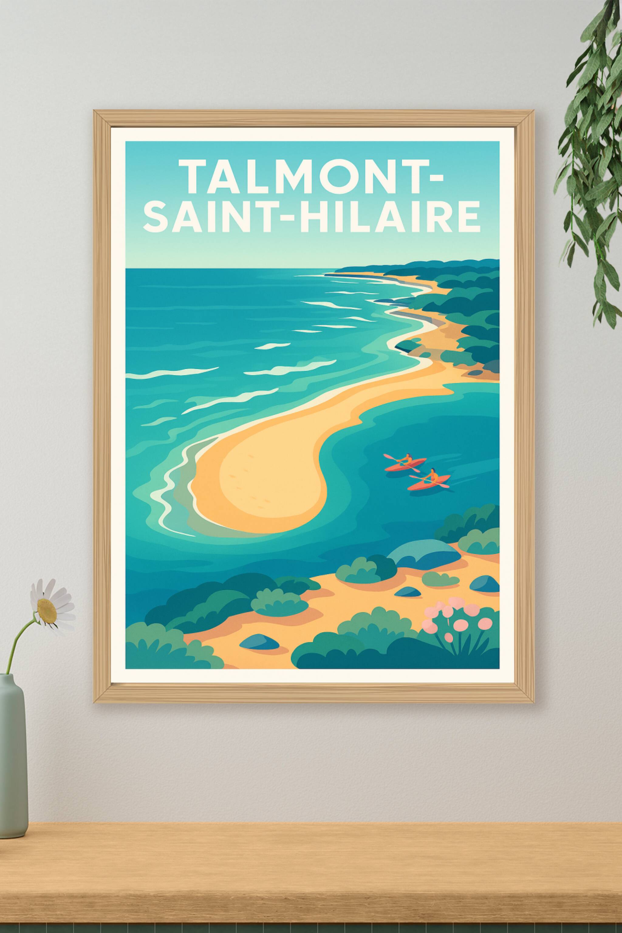 Affiche de Talmont-Saint-Hilaire - Échappée Belle sur la Côte Vendéenne