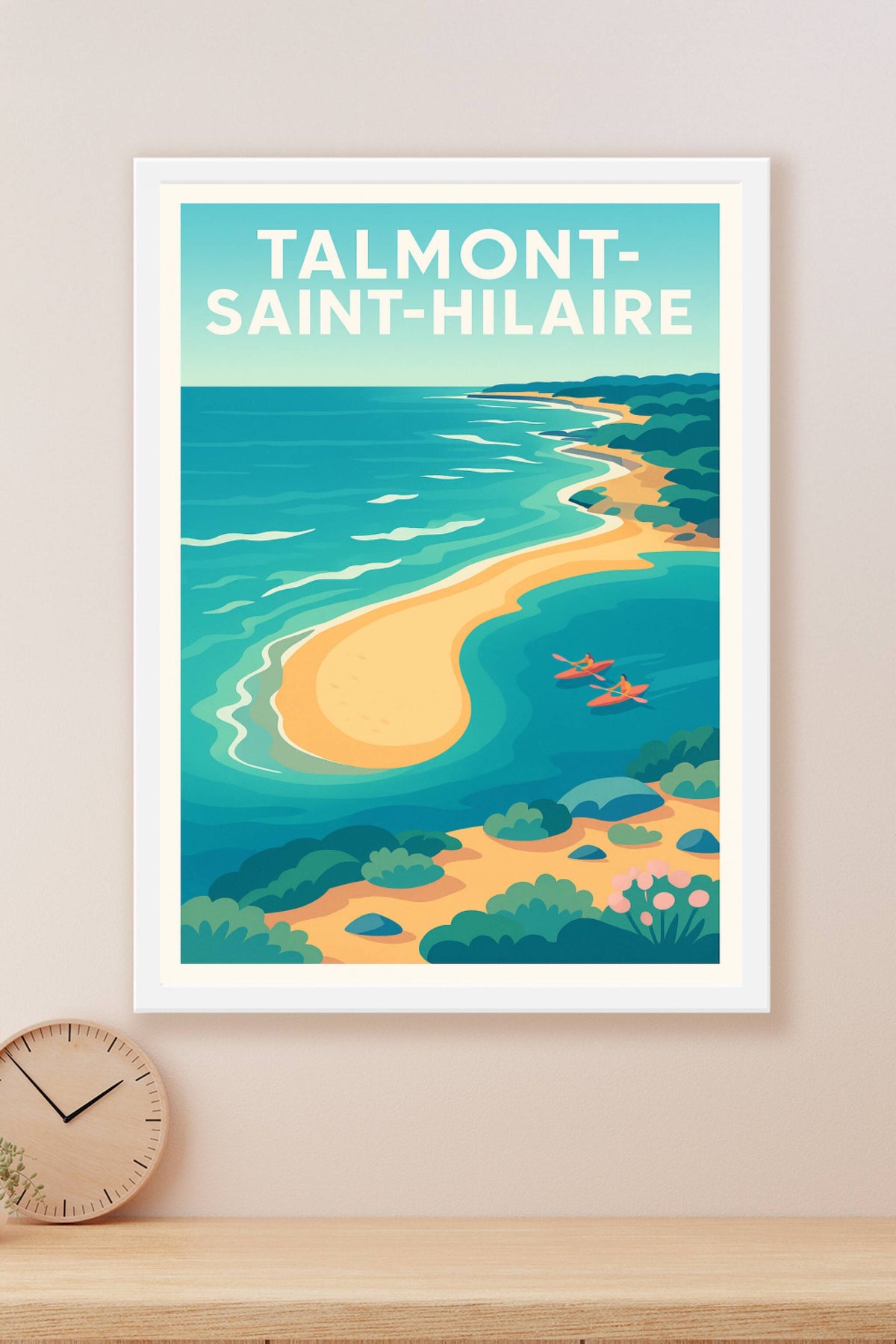 Affiche de Talmont-Saint-Hilaire - Échappée Belle sur la Côte Vendéenne