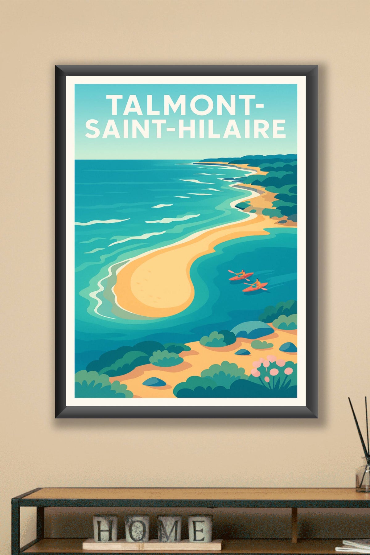 Affiche de Talmont-Saint-Hilaire - Échappée Belle sur la Côte Vendéenne