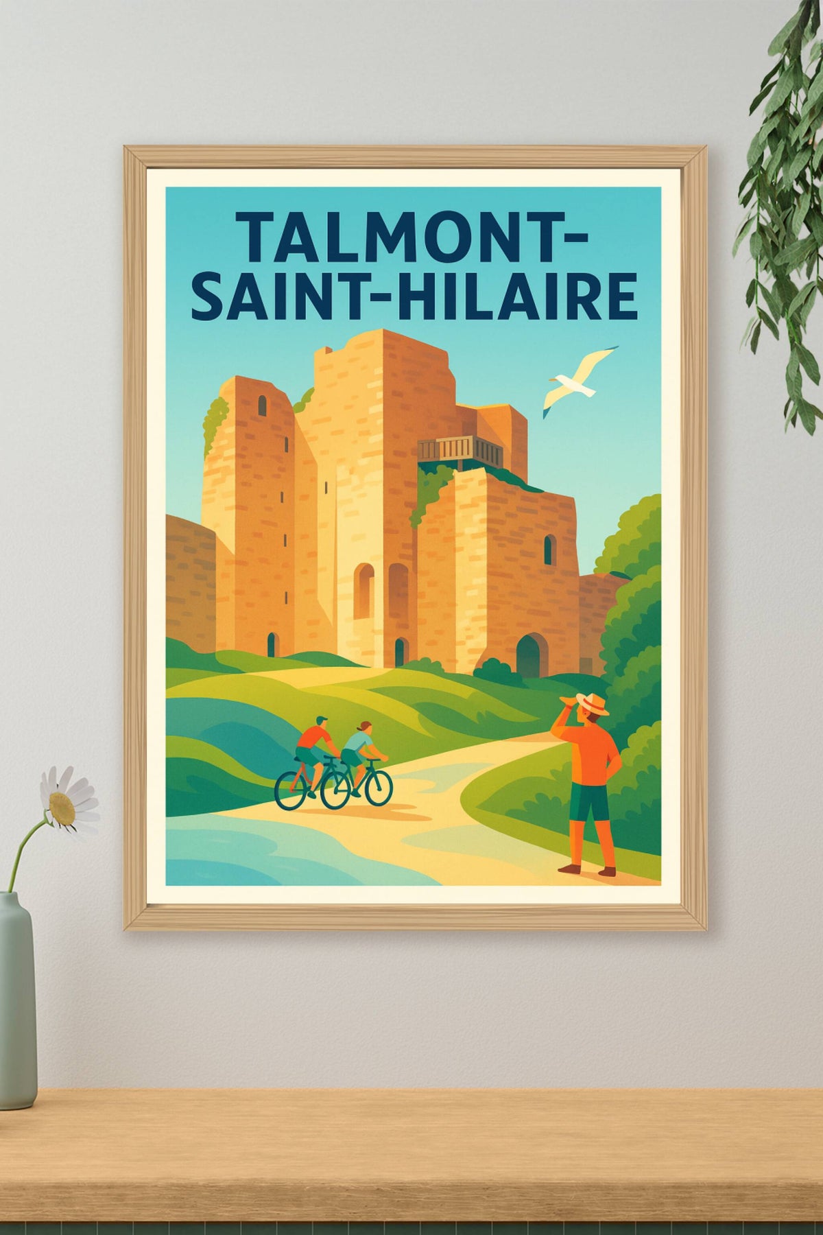 Affiche de Talmont-Saint-Hilaire - Escapade nature et patrimoine