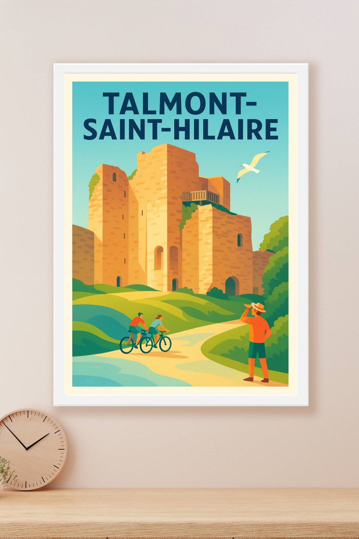 Affiche de Talmont-Saint-Hilaire - Escapade nature et patrimoine