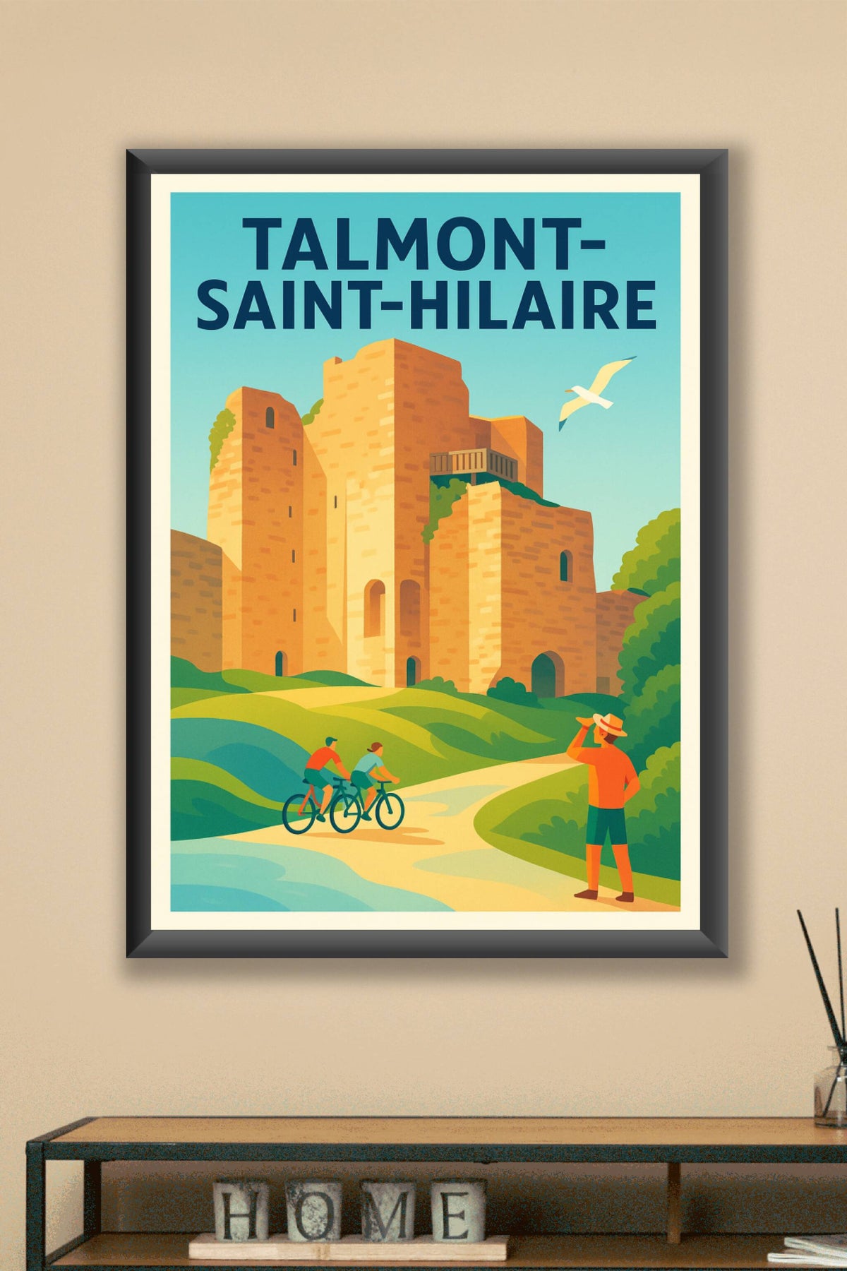 Affiche de Talmont-Saint-Hilaire - Escapade nature et patrimoine